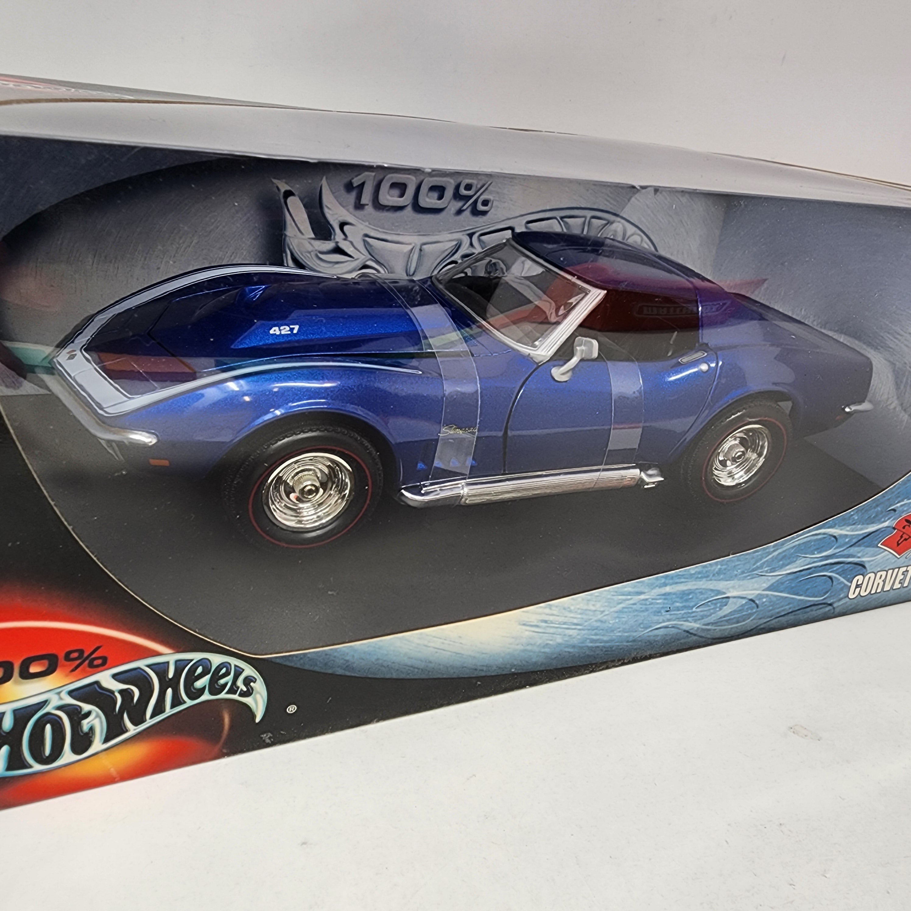1969 Chevy Corvette * Blue * 100% Hot Wheels 1/18 Scale、mySite、hgirdovlk