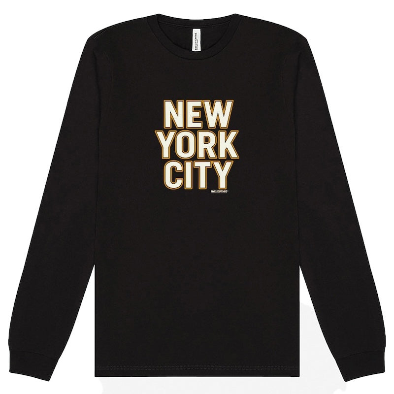 Souvenir Edit: NEW YORK CITY Cream Block Long Sleeve、mySite、vikingsvslions
