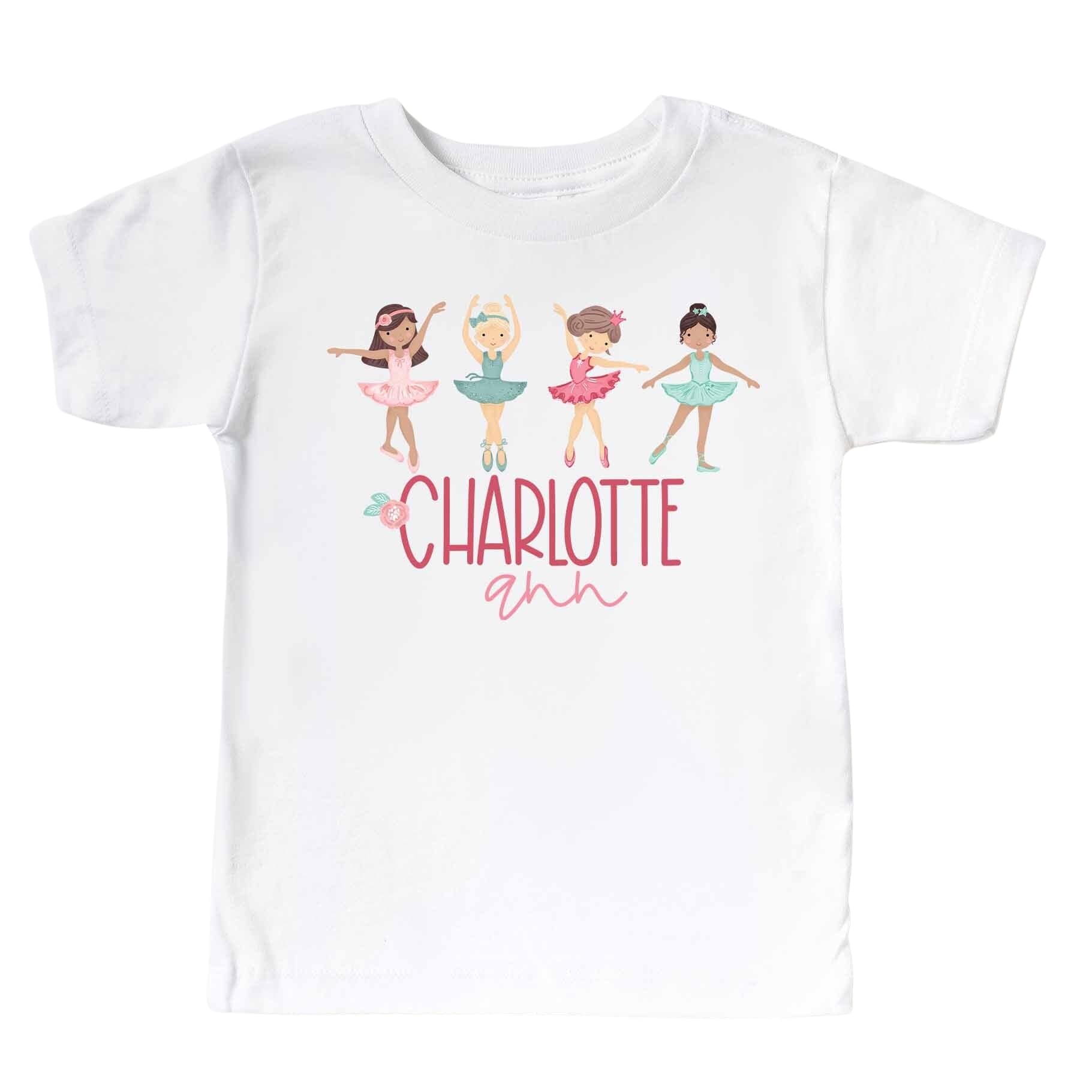  Personalized Tiny Dancer Kids Graphic Tee | White、mySite、layawaytickets
