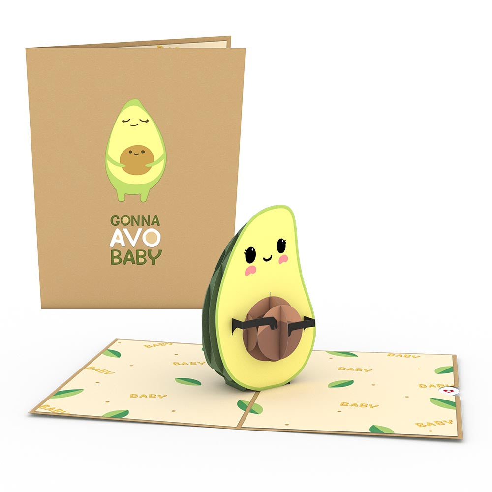 Gonna Avo Baby Pop-Up Card、mySite、solidvoid