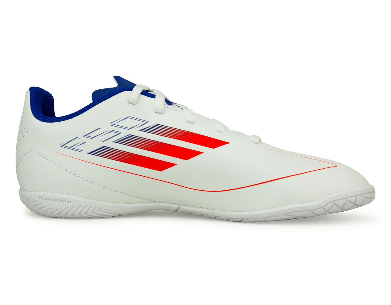 adidas Kids F50 Club IN White/Lucid Blue、mySite、noshort