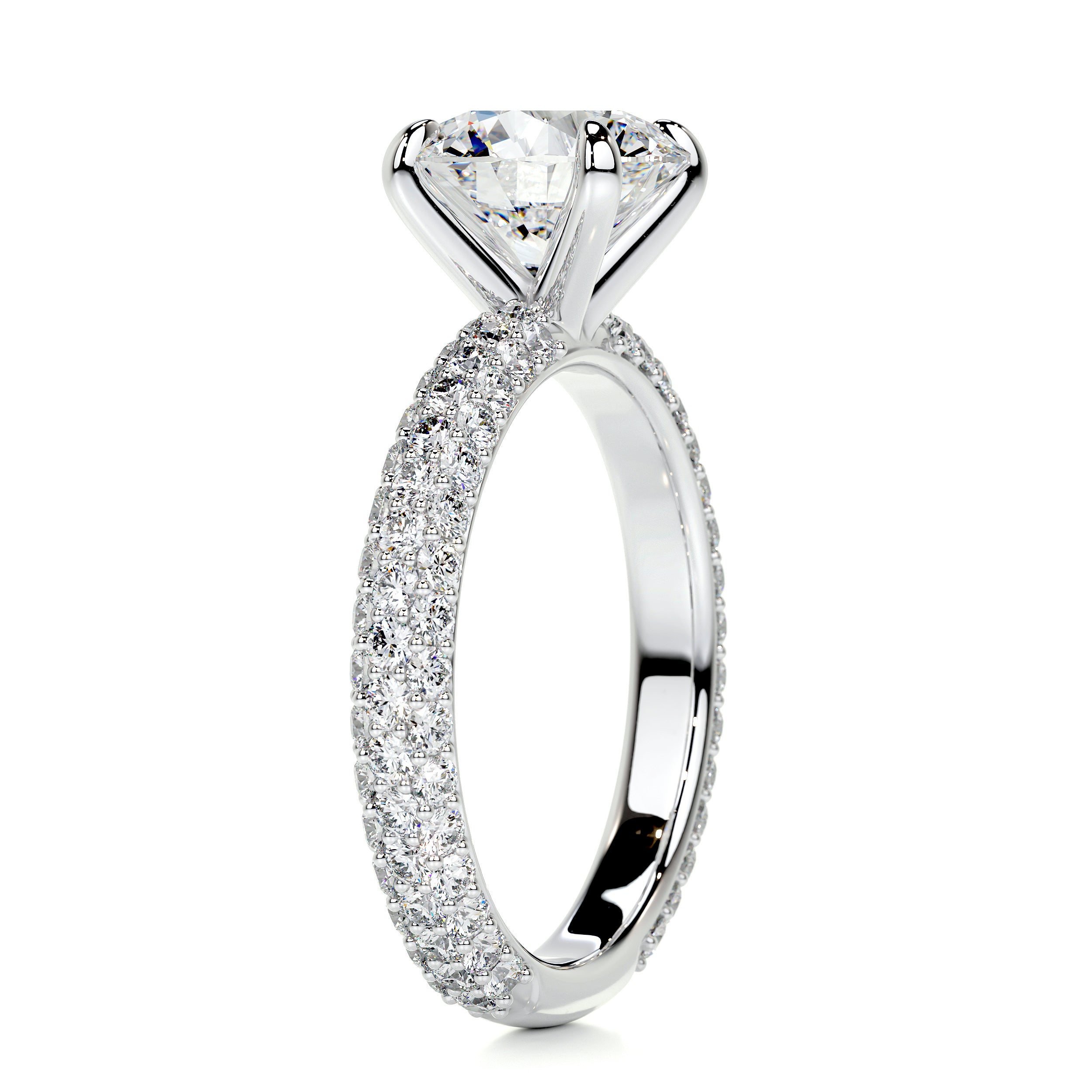 Charlotte Diamond Engagement Ring -18K White Gold、mySite、hinf8tx79