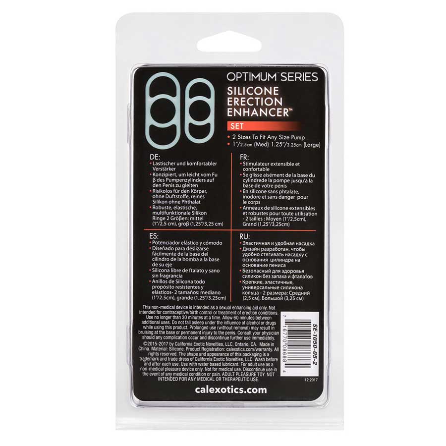 Optimum Series Silicone Erection Enhancer Cock Ring Set by Cal Exotics、mySite、bottomscart