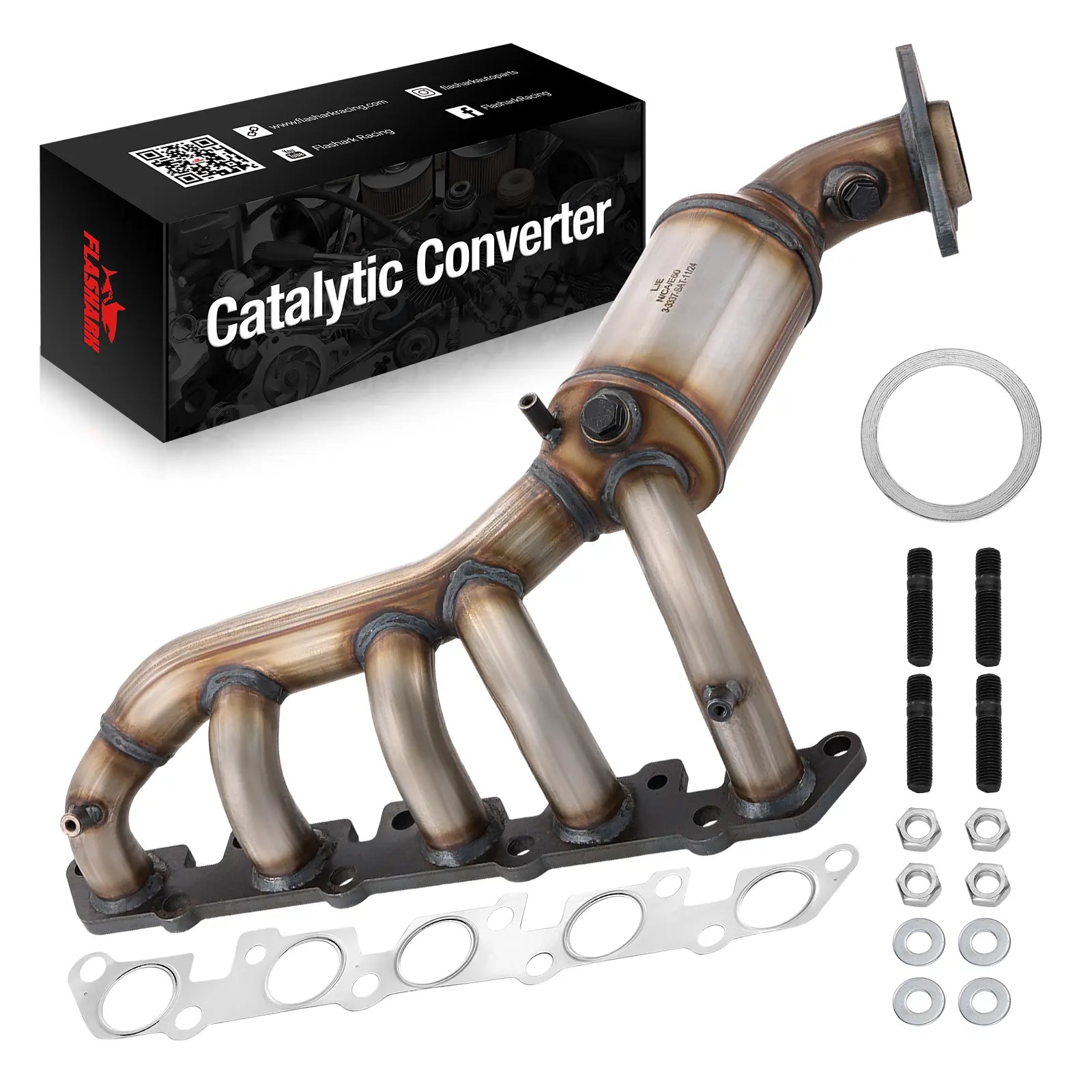 Exhaust Manifold Catalytic Converter For 2004-2012 Chevy Colorado, GMC Canyon, Hummer H3, Isuzu i-350/i-370 L5 3.5L 3.7L、mySite、nflplayoffbracketp