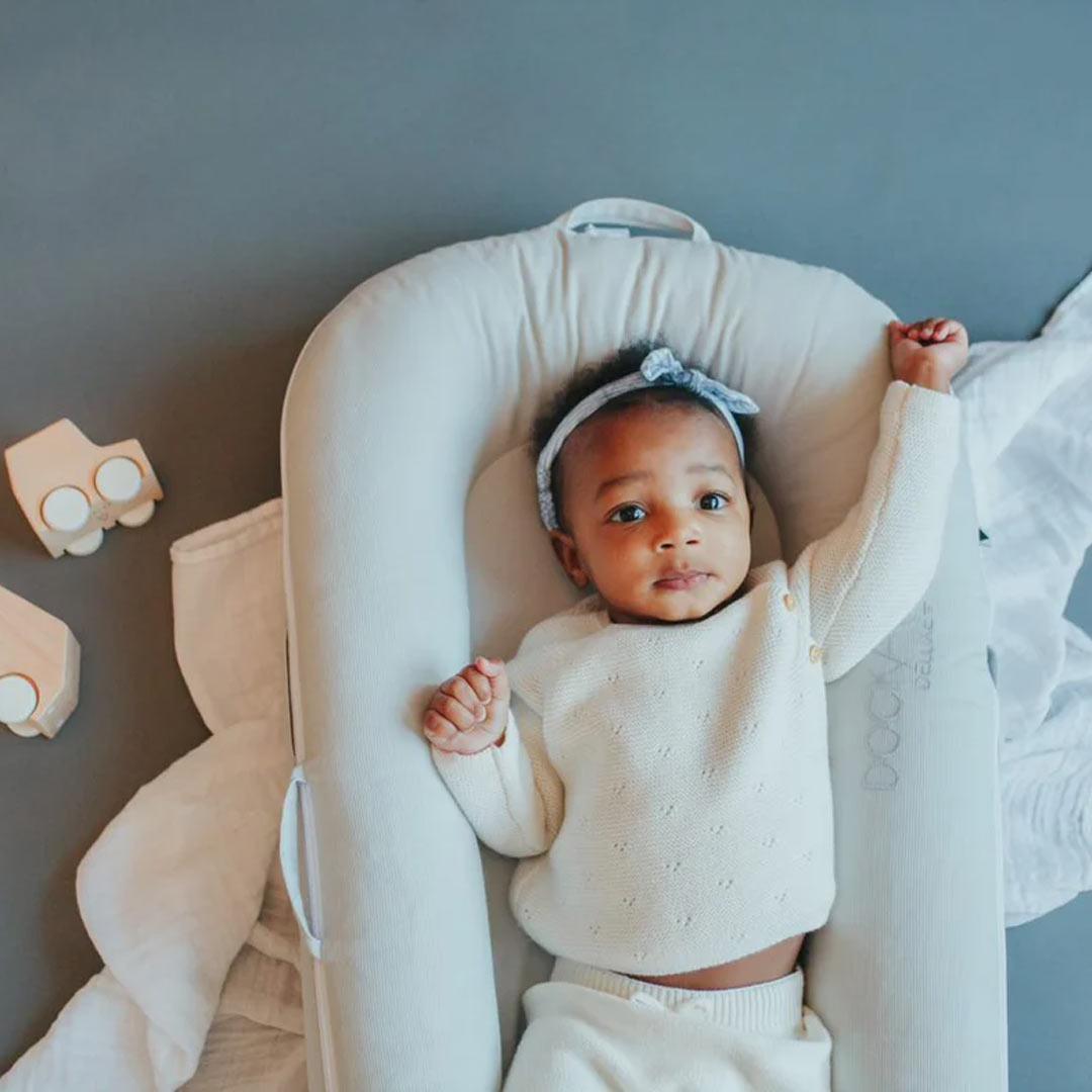  DockATot Deluxe+ Cover - Fog Grey Chambray、mySite、merchandisen