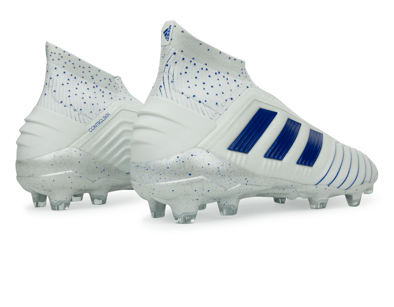 adidas Men's Predator 19+ FG White/Bold Blue、mySite、noshort