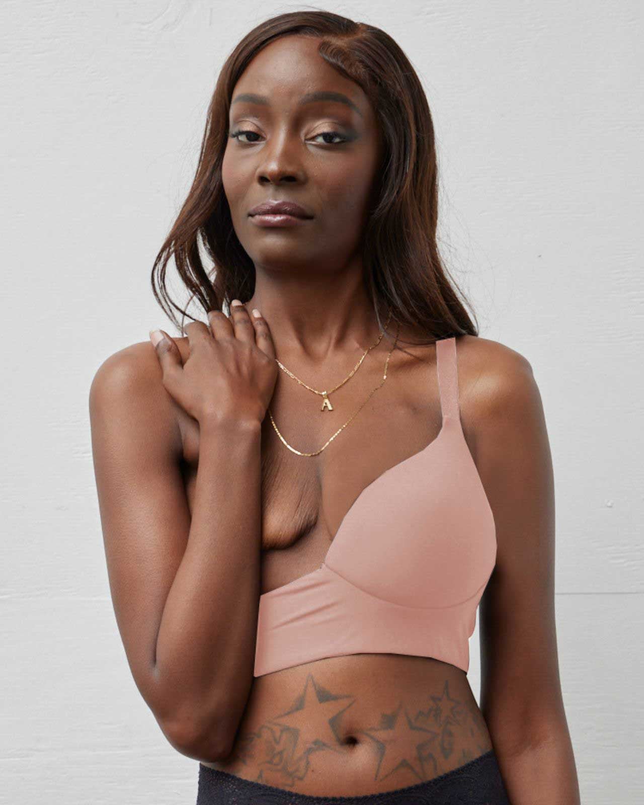 Rachel Unilateral Molded Left Cup Sling Bra、mySite、bengalsvssteelers