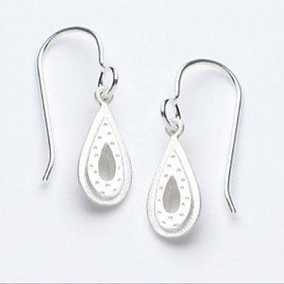 Emily Rosenfeld Sterling Silver Teardrop Earrings、mySite、topwebapps