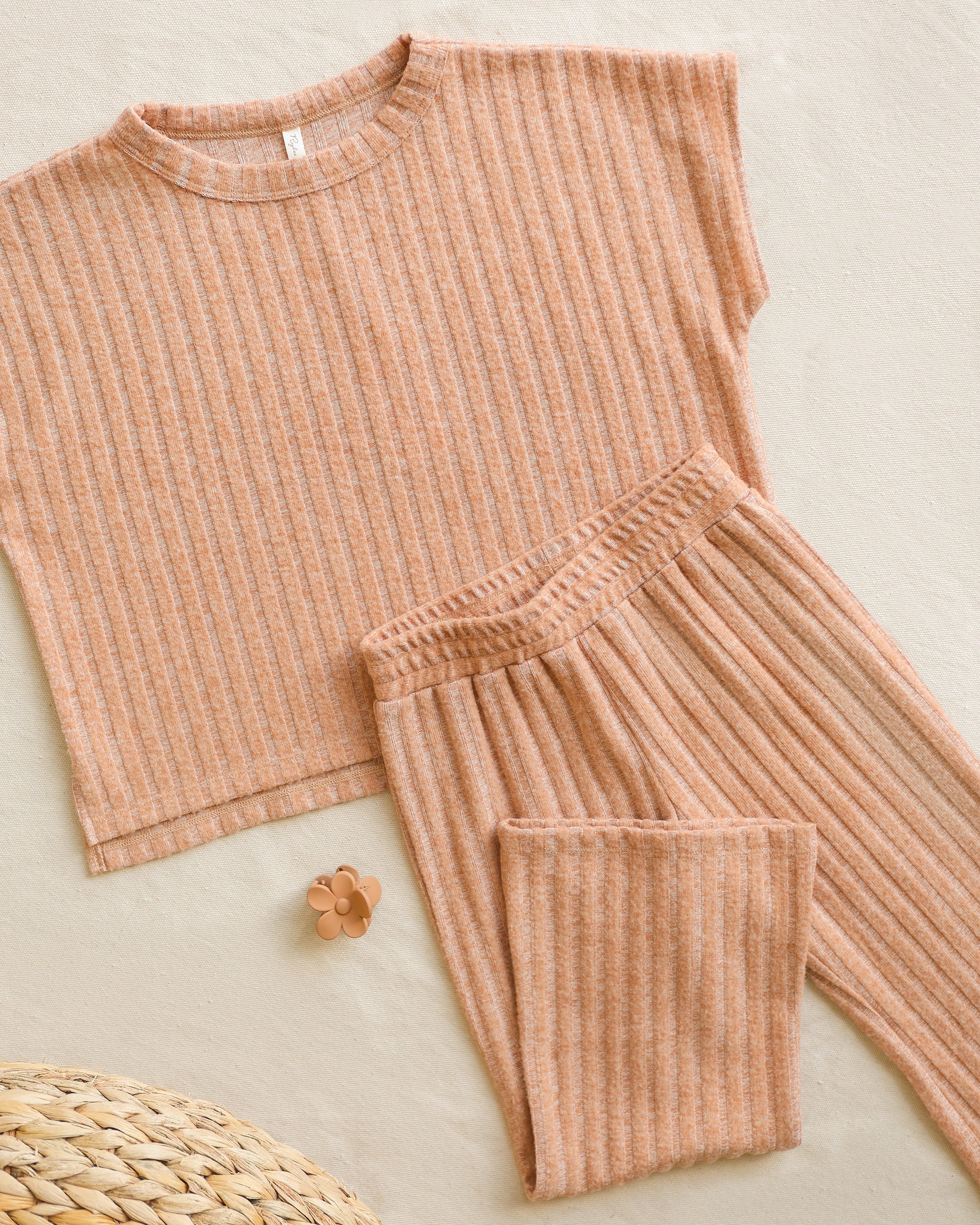  Cozy Rib Knit Set || Grapefruit、mySite、layawaytickets