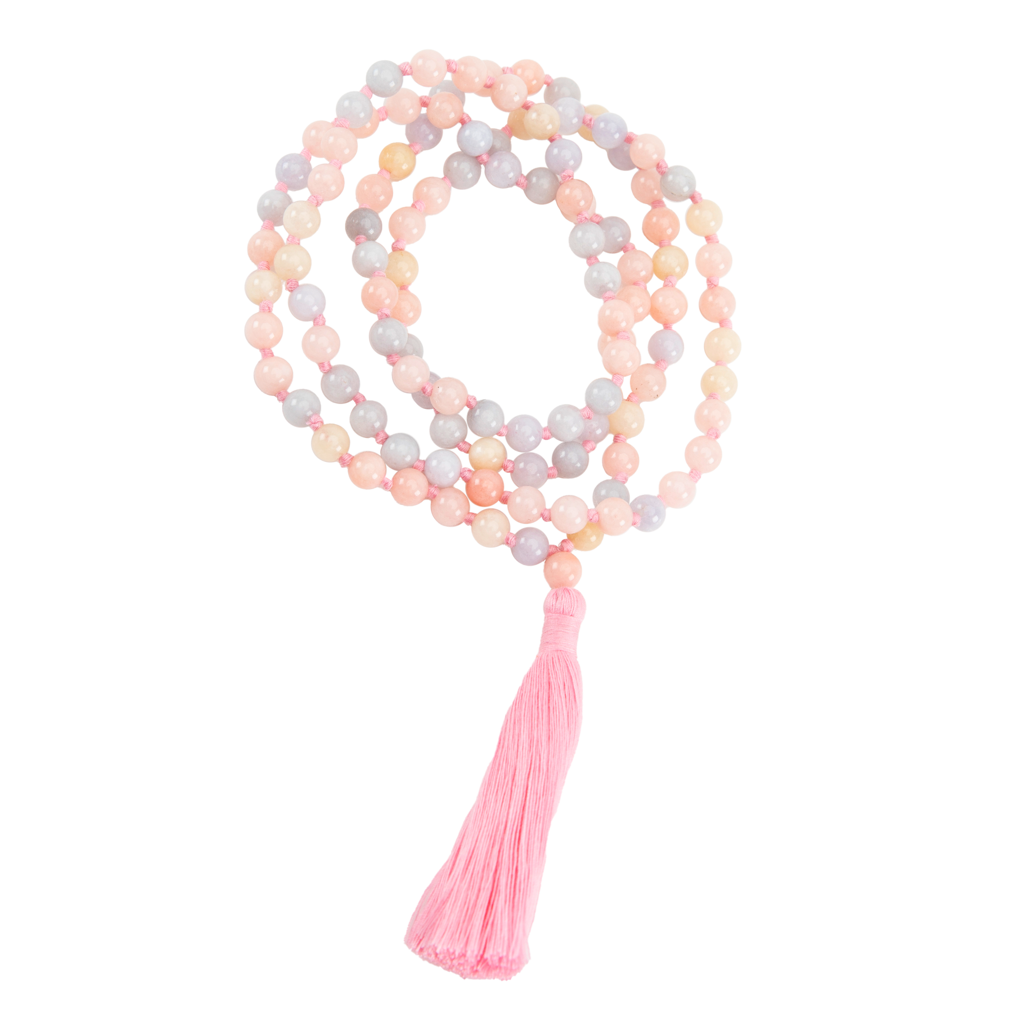 Handmade Prayer Beads: Morganite Mala、mySite、topwebapps