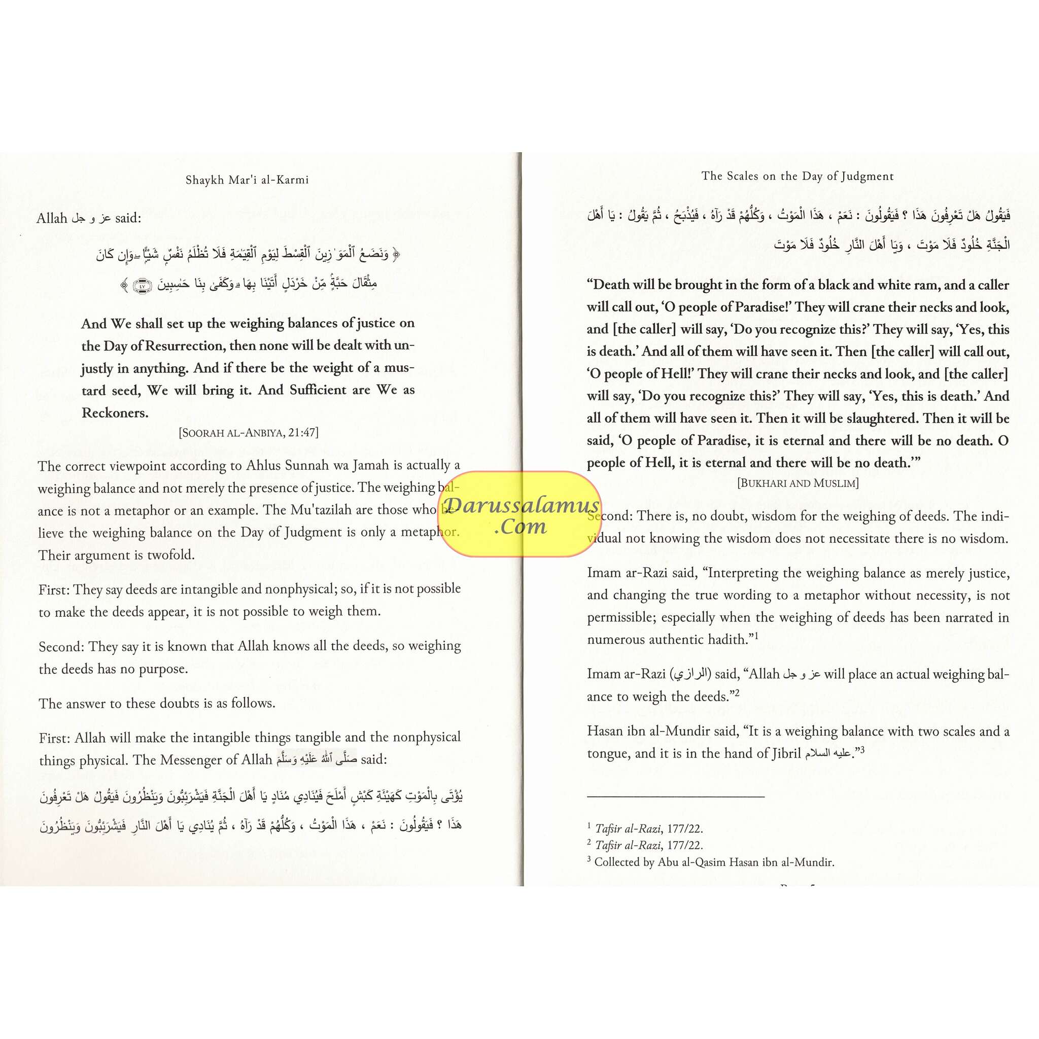 The Scales On The Day Of Judgement & The People On The Heights、mySite、topwebapps