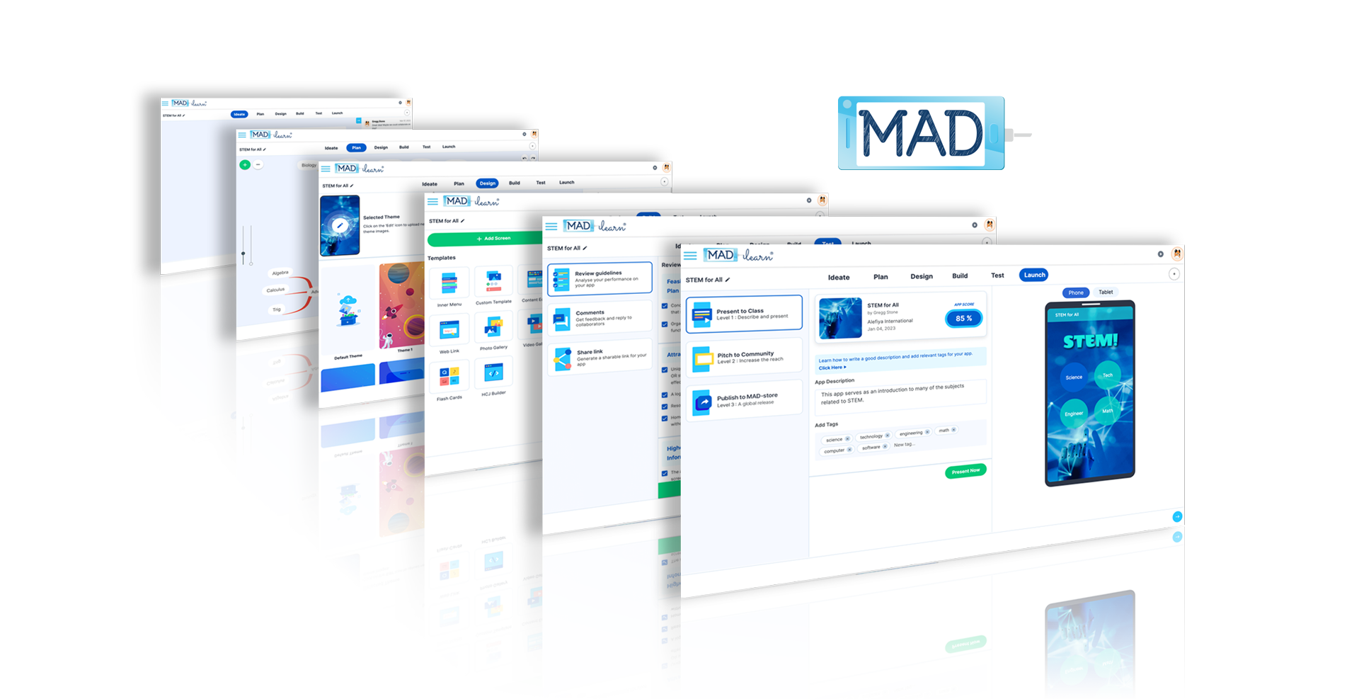 MAD-learn Summer App Camp、mySite、lovesweatpilates