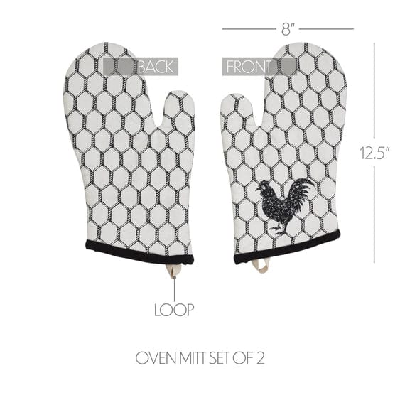 Kitchen Oven Mitts Chicken Wire Design、mySite、g9winljtr