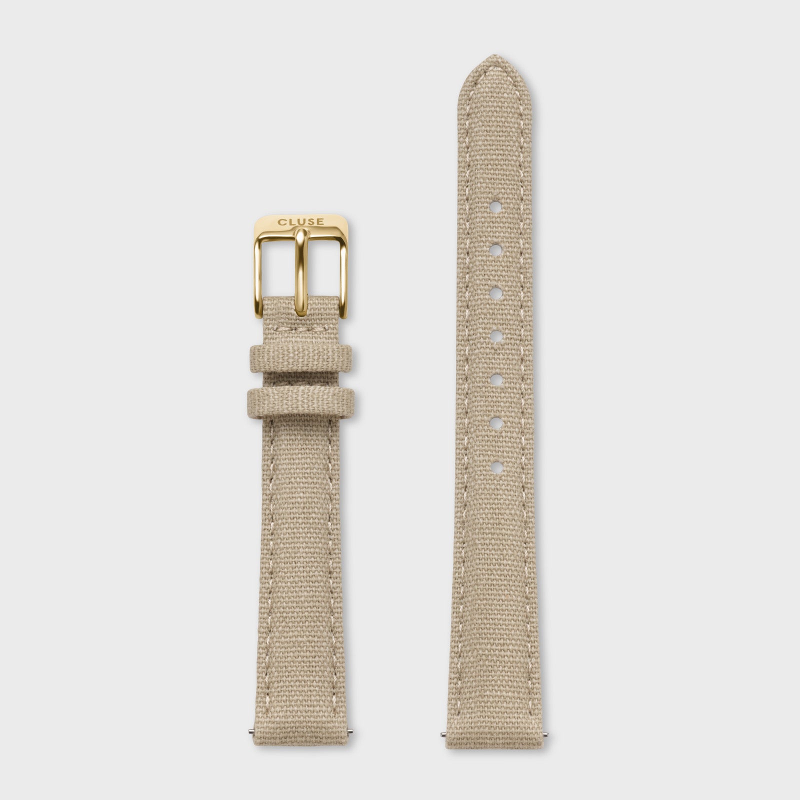 Strap 14 mm Linen Beige, Gold Colour、mySite、botmansion