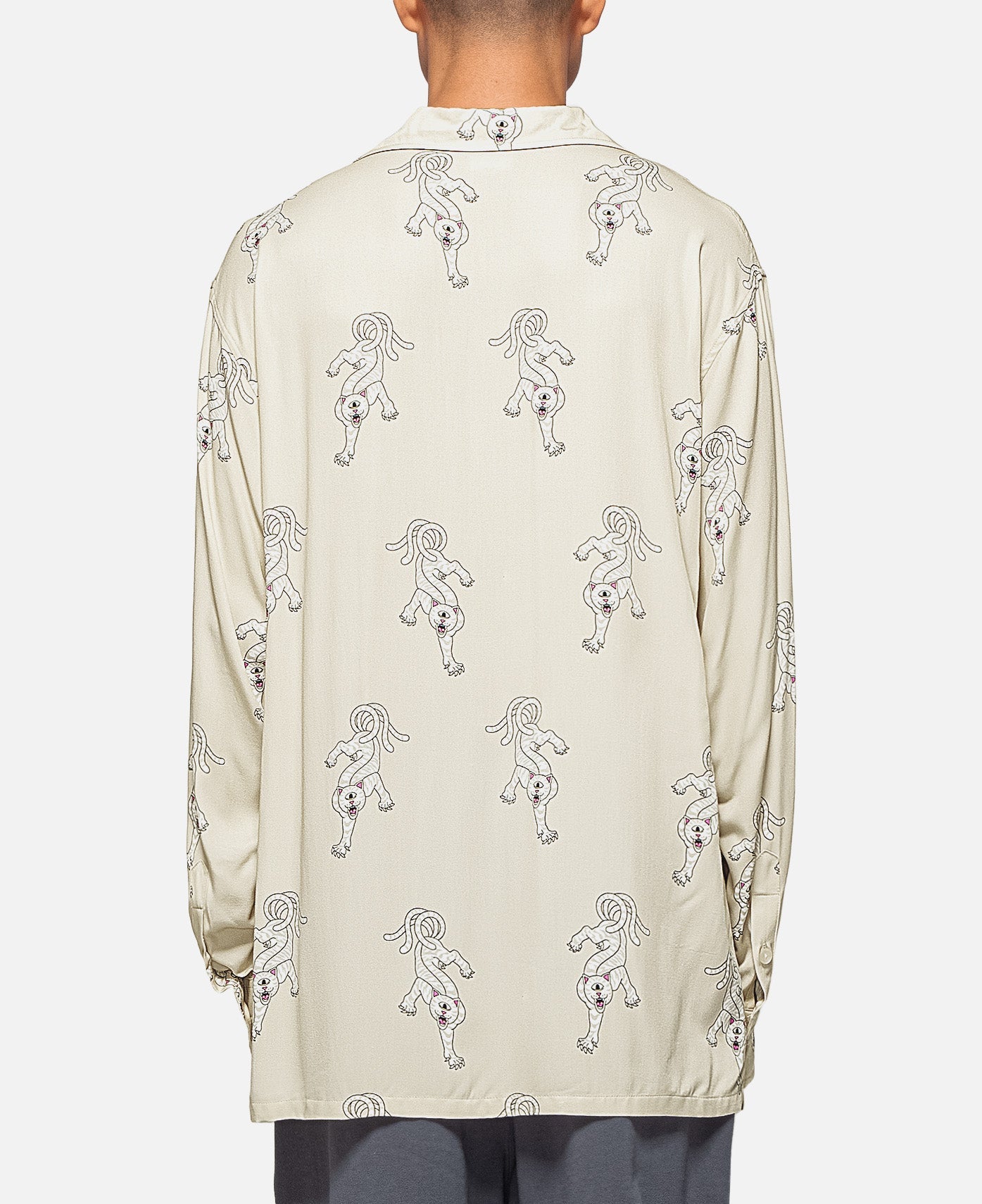  Ripndip x Clottee Long Sleeve Button Up (Grey)、mySite、merchandisen