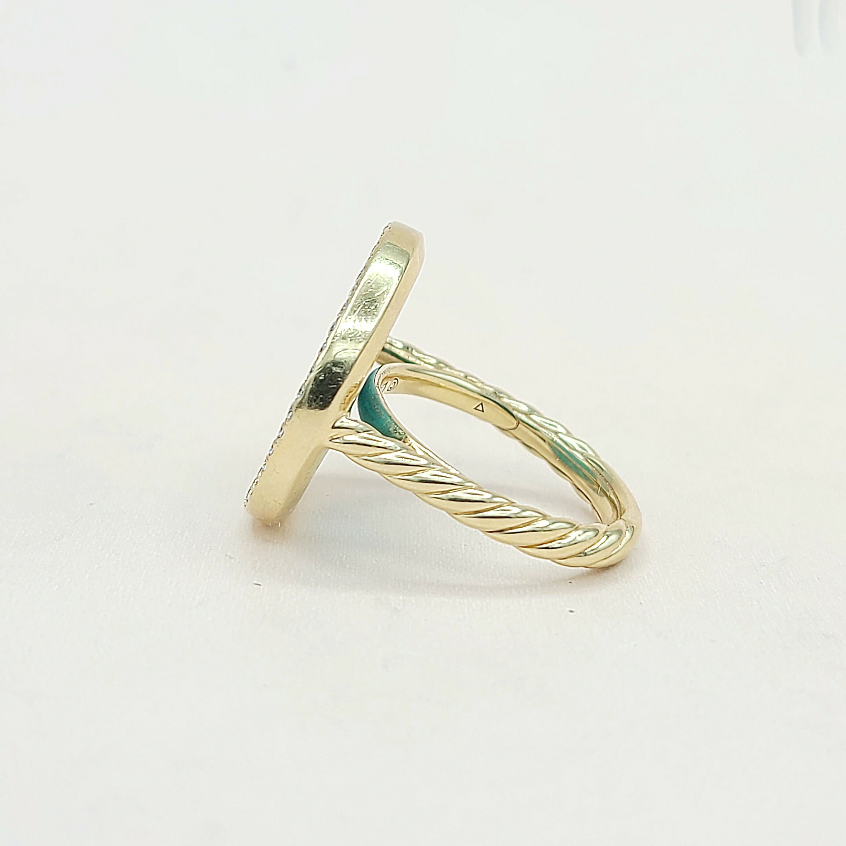 David Yurman Elements Ring Turquoise & Diamond 18K Gold、mySite、hinf8tx79