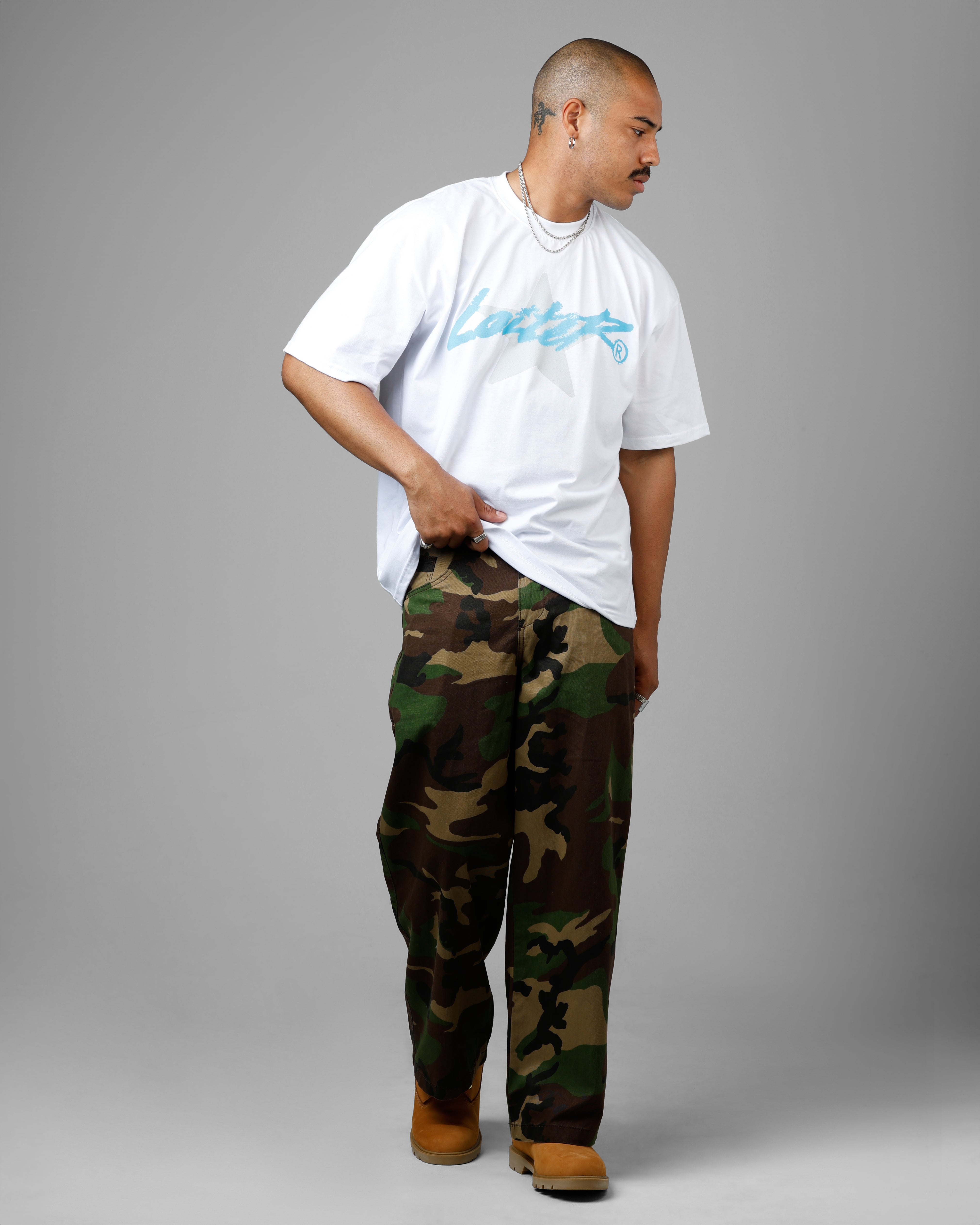 Loiter Universe T-Shirt White、mySite、zt4zffjzw