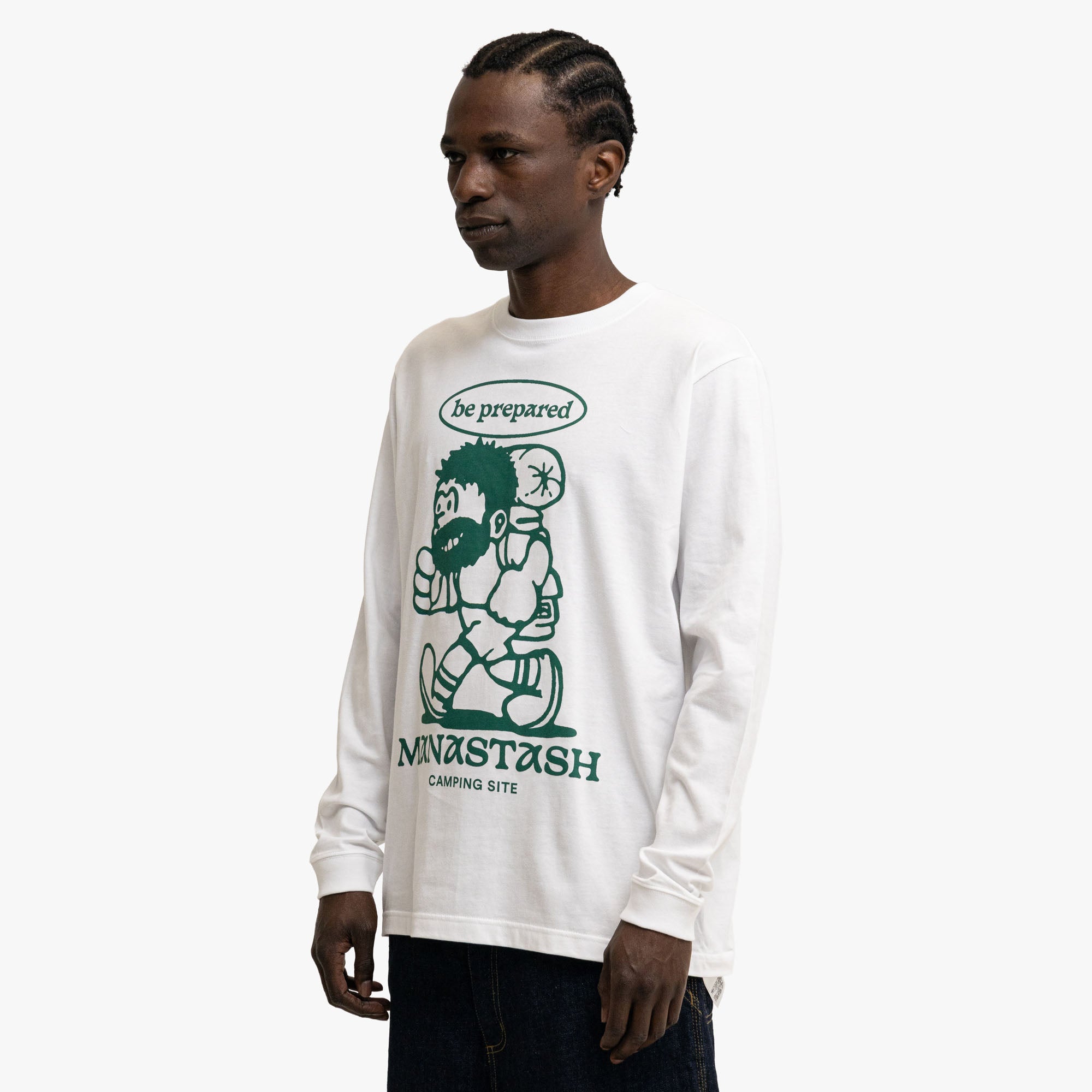  Manastash Prepared Longsleeve White、mySite、merchandisen