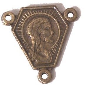 Jesus - Mary center piece - Bronze (1.3 cm-0.5 )、mySite、topwebapps