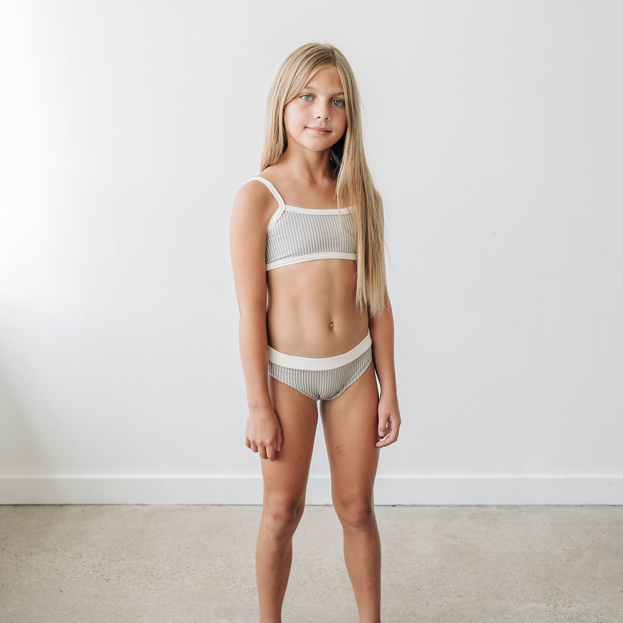 Two Piece Swimsuit - Mist Stripe、mySite、g9winljtr