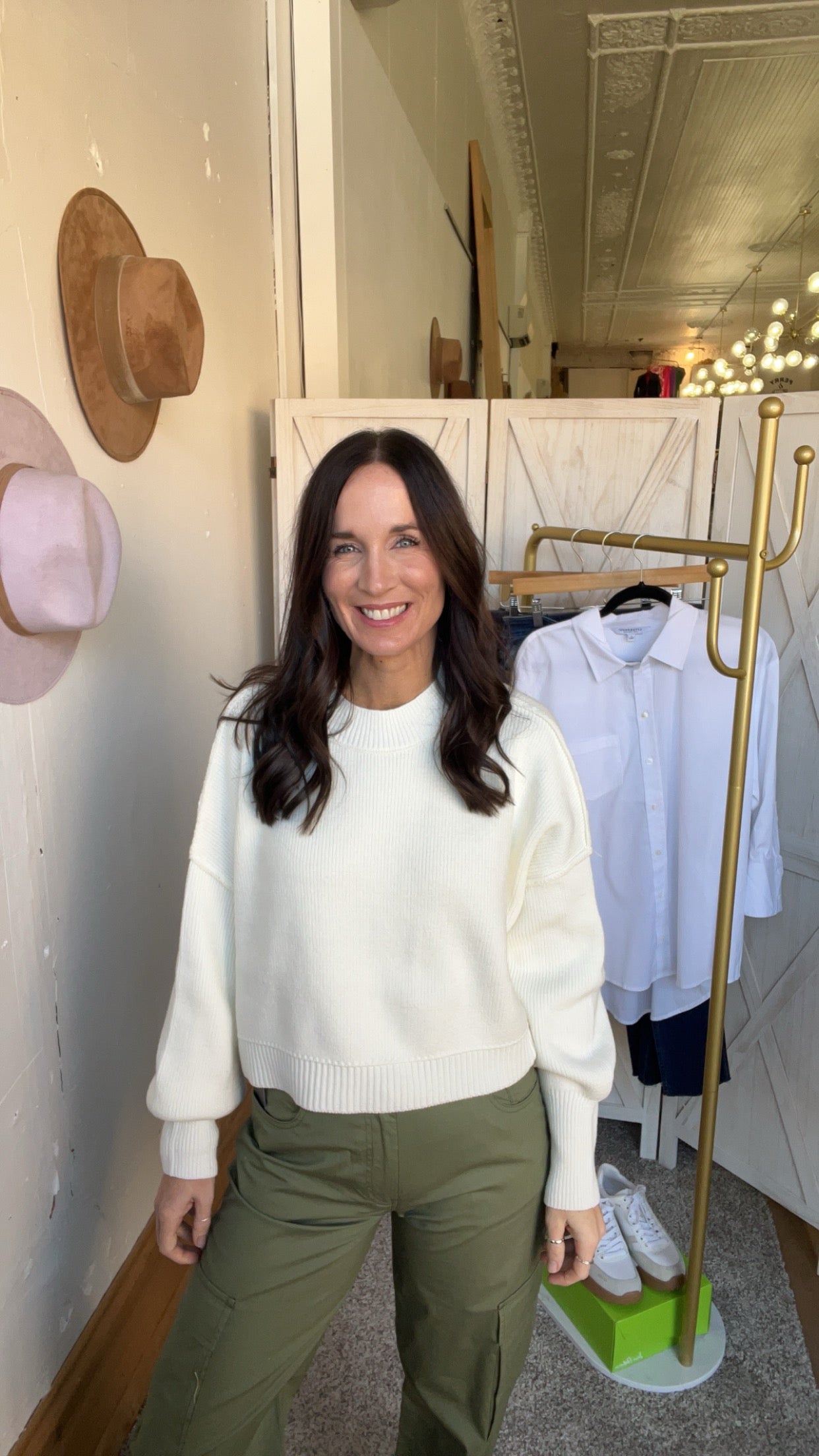 We The Free Easy Street Crop Pullover、mySite、garagedoors4me