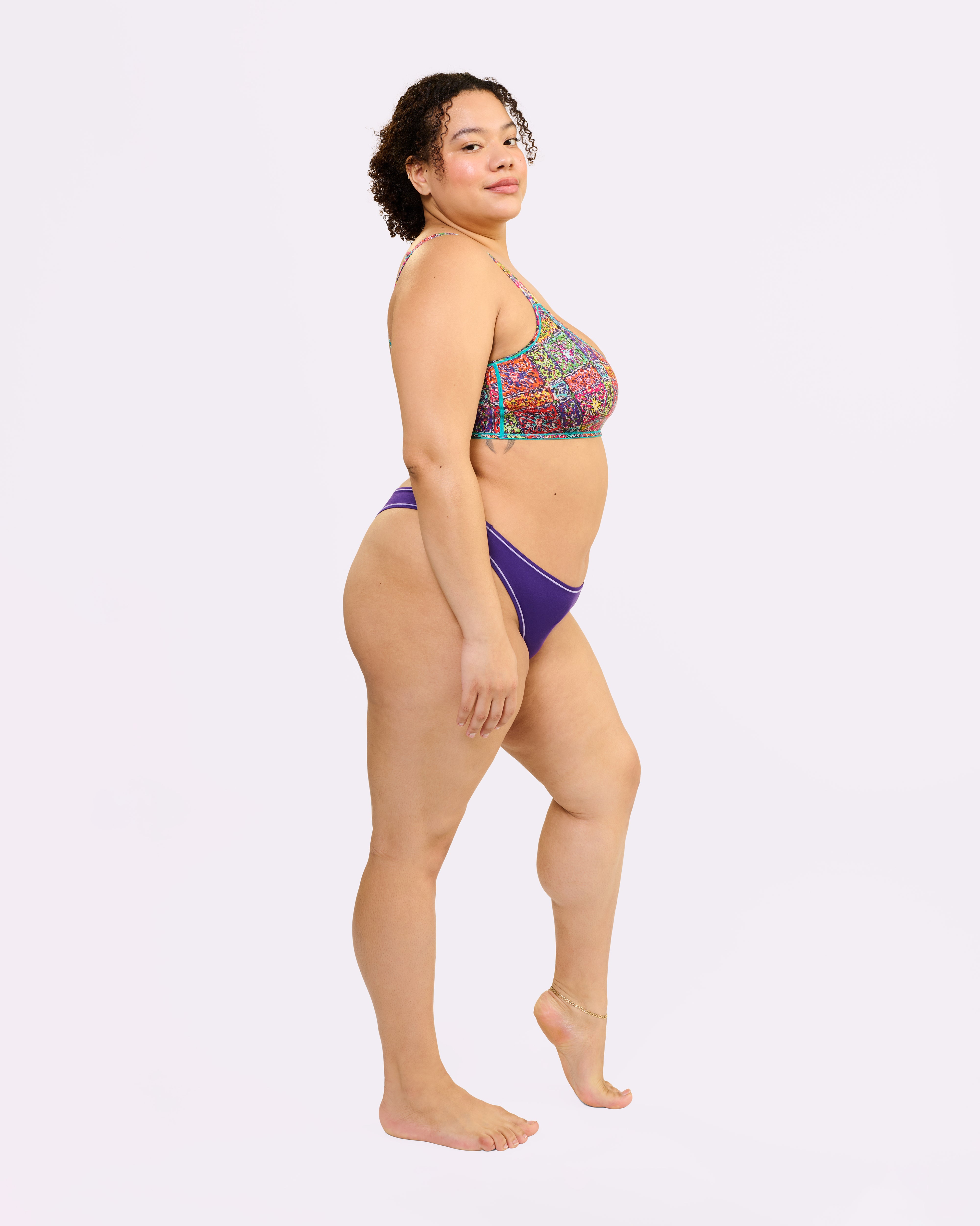 Vintage Soft Scoop Bralette | New:Cotton | Archive (Bandana)、mySite、bengalsvssteelers