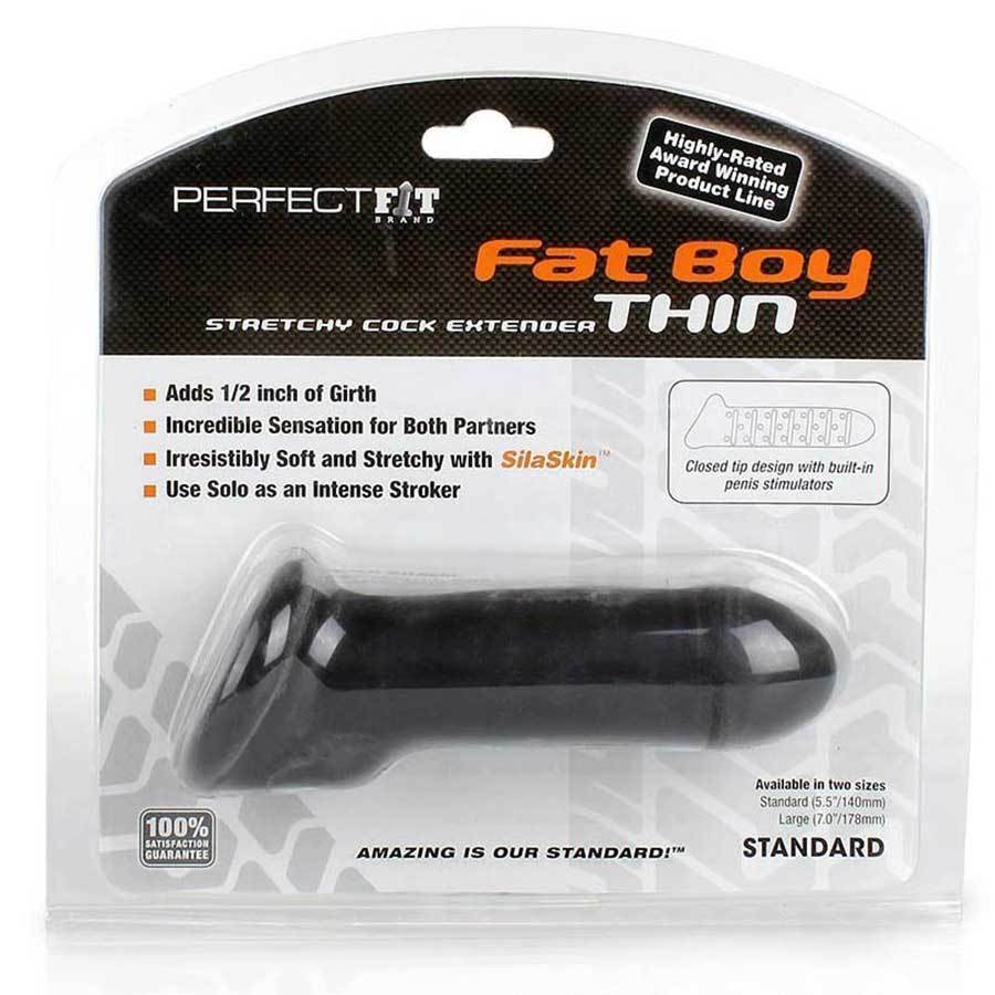 Penis Extension Sleeve Fat Boy Thin Black 6 Inch Cock Sheath、mySite、bottomscart