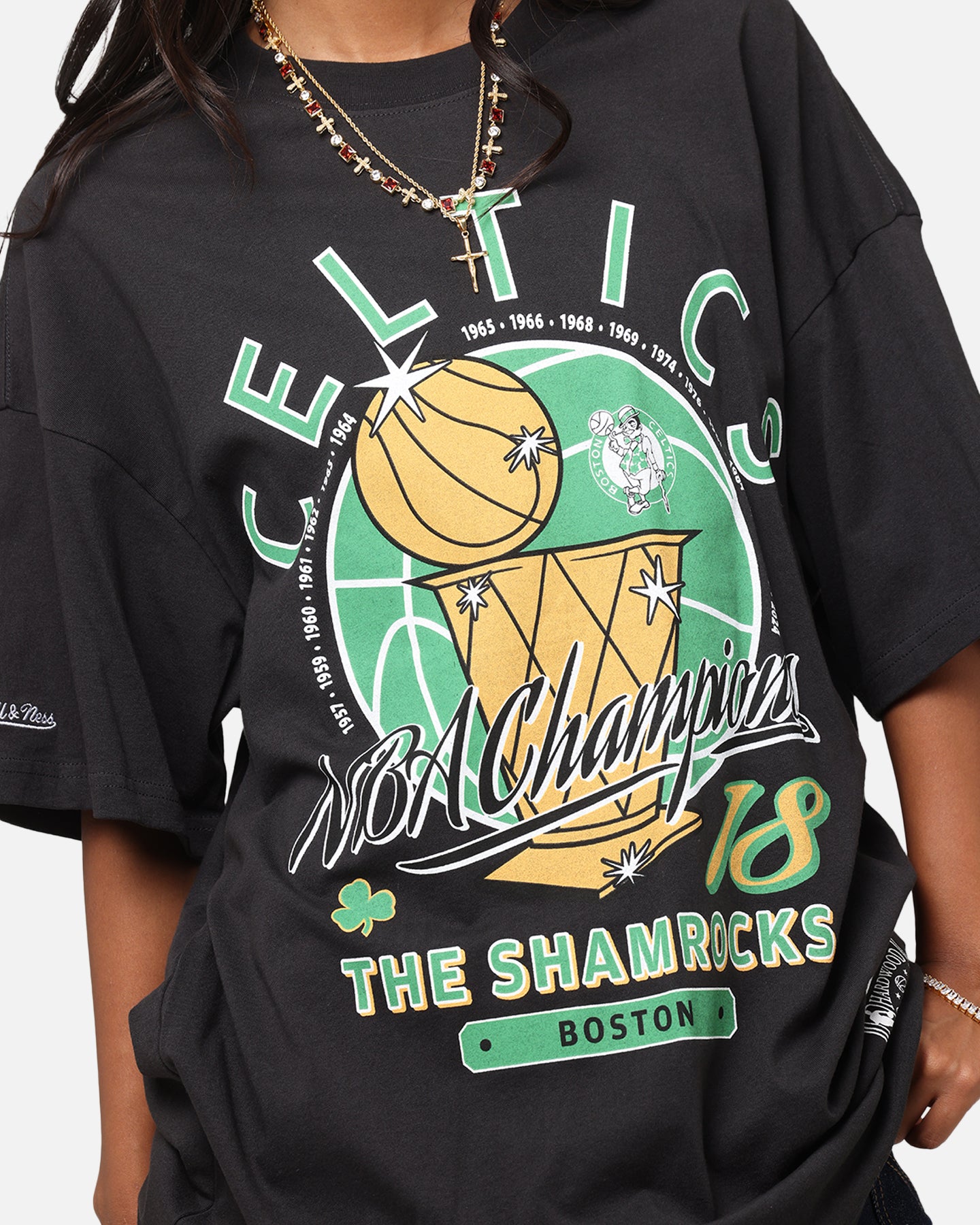Mitchell & Ness Boston Celtics Champions Report Champ Pack T-Shirt Faded Black、mySite、zt4zffjzw