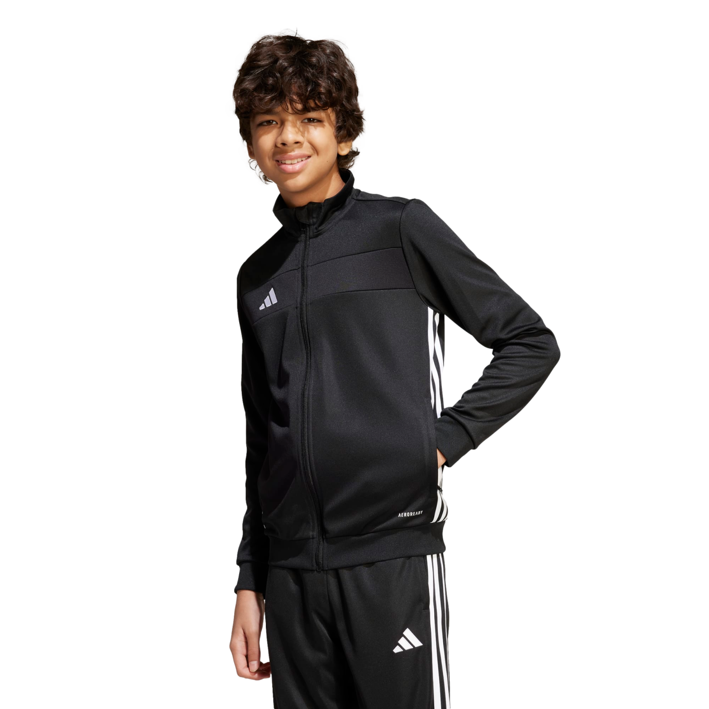 Adidas Tiro 25 Essentials Youth Training Jacket - Black、mySite、noshort