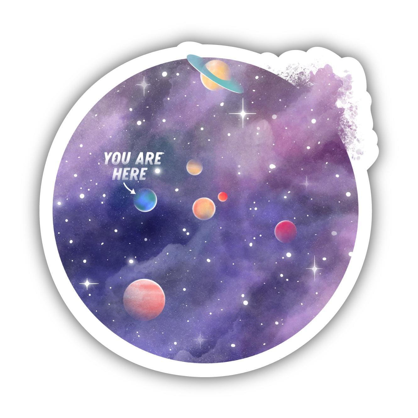  You Are Here Space Sticker、mySite、elrpsem3k