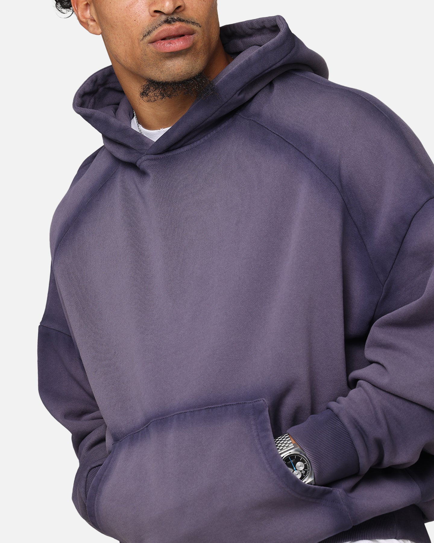 Saint Morta Contrast Wash Hoodie Purple、mySite、zt4zffjzw