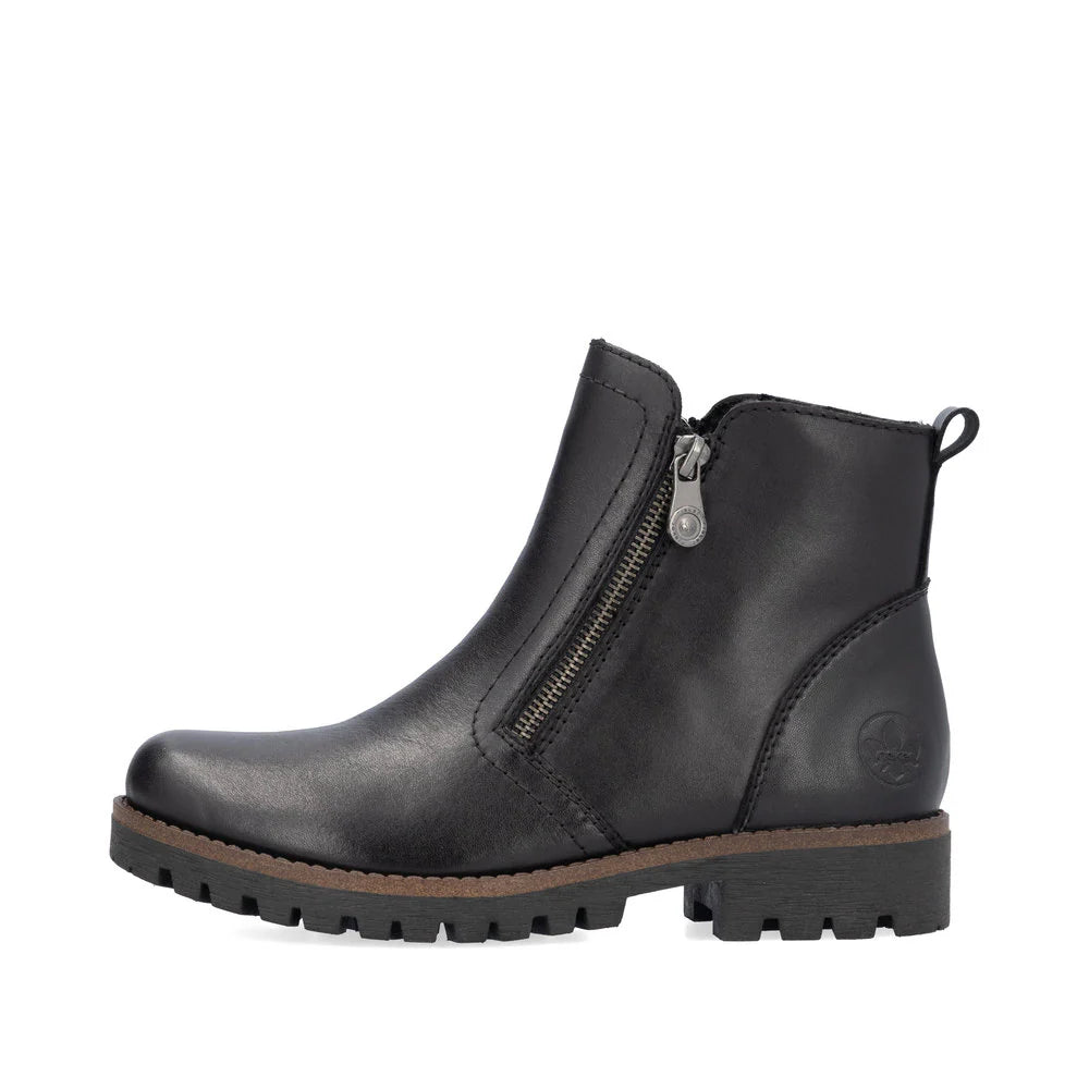  Rieker Women's Payton 56 Ankle Boot - Black、mySite、preschool7hills