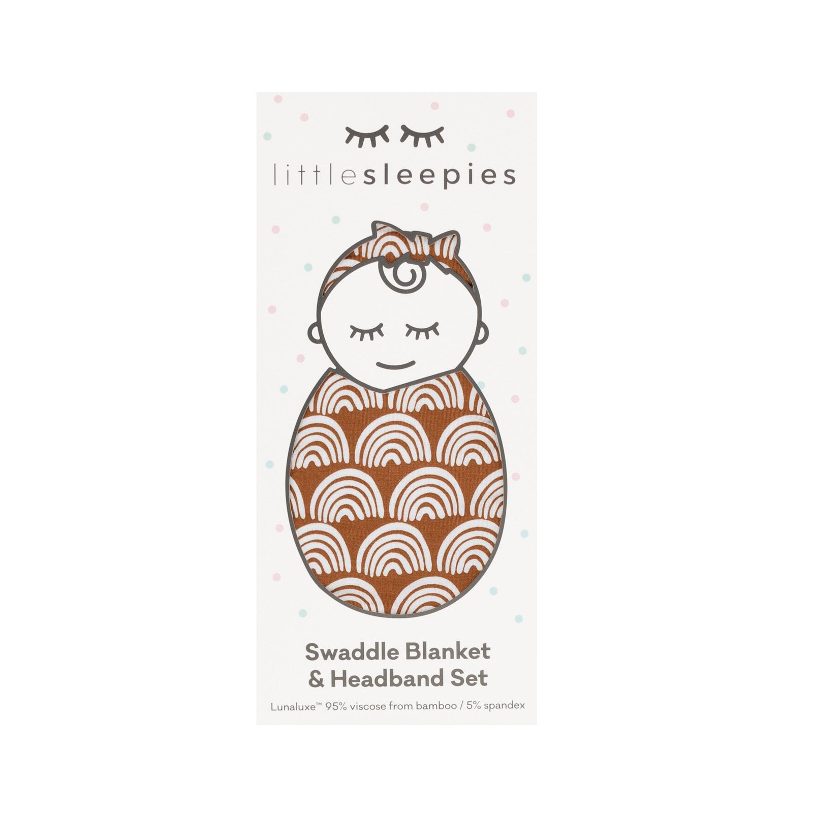  Rust Rainbows Swaddle & Luxe Bow Headband Set、mySite、layawaytickets