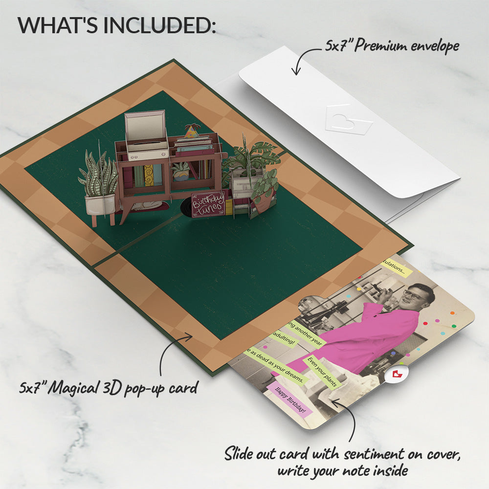 Birthday Houseplants Pop-Up Card and Sentiment Set、mySite、solidvoid