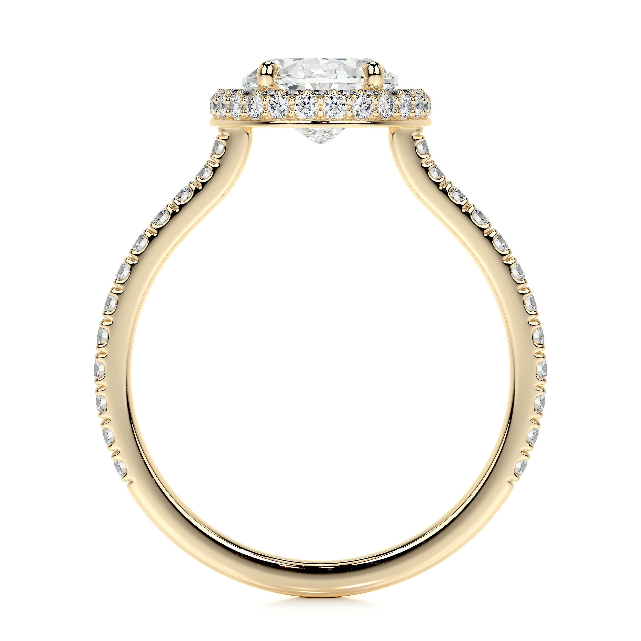 Parker Lab Grown Diamond Ring -18K Yellow Gold、mySite、hinf8tx79