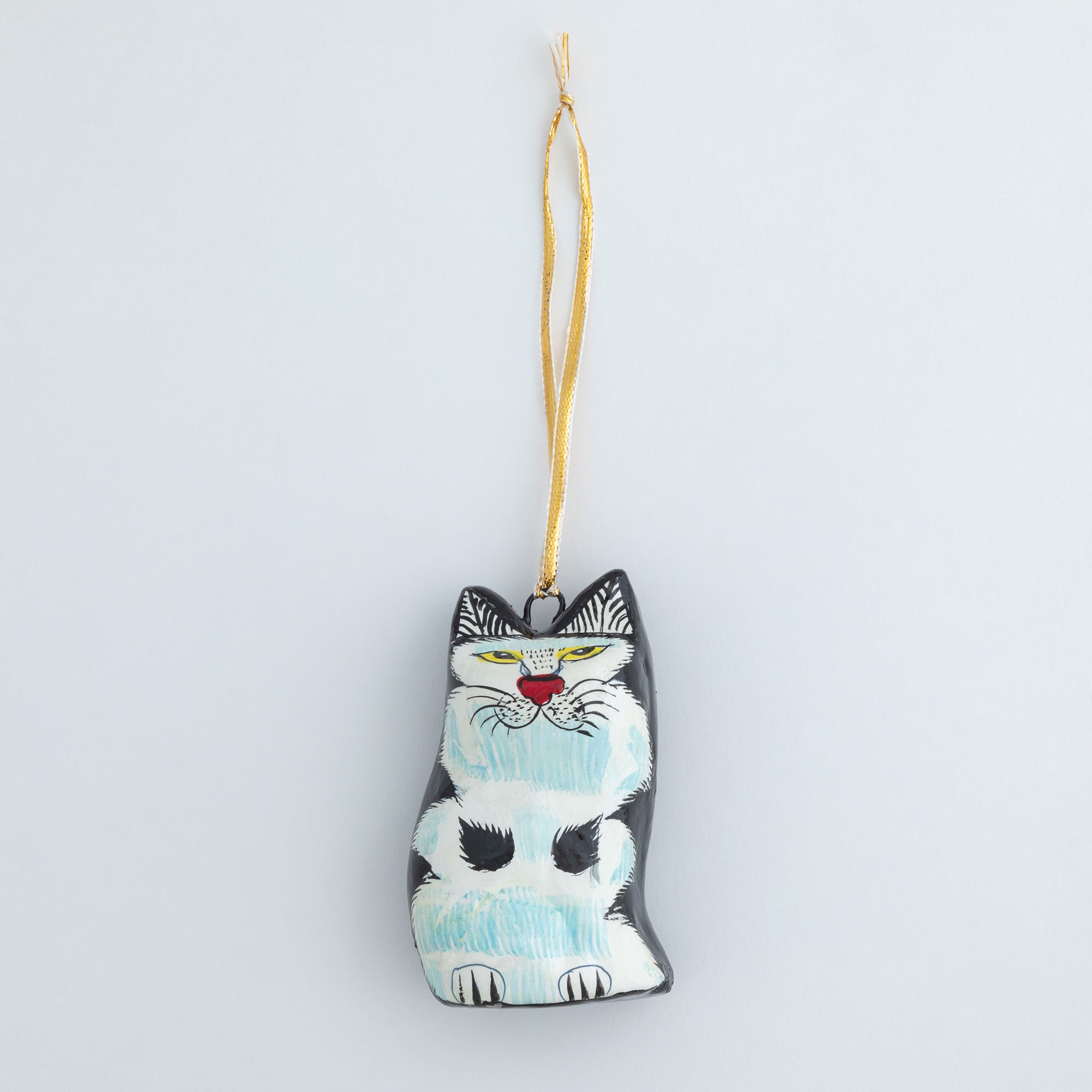 Hand Painted Cat Ornament、mySite、camillekostekn