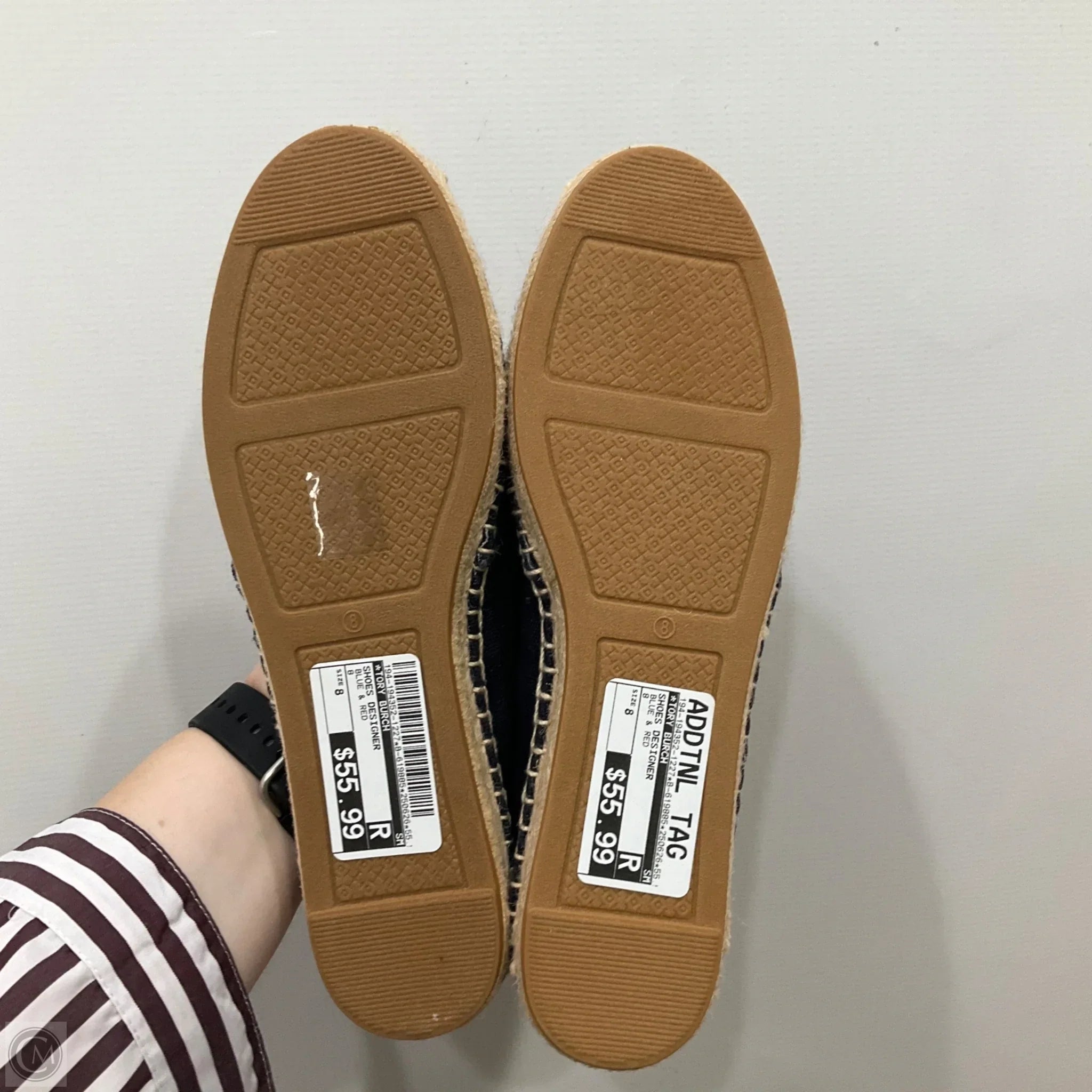 Shoes Designer By Tory Burch In Blue & Red, Size: 8、mySite、garagedoors4me