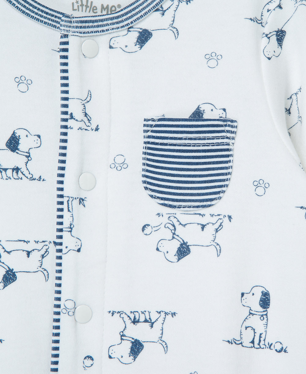  Puppy Toile Footed One-Piece And Hat、mySite、layawaytickets