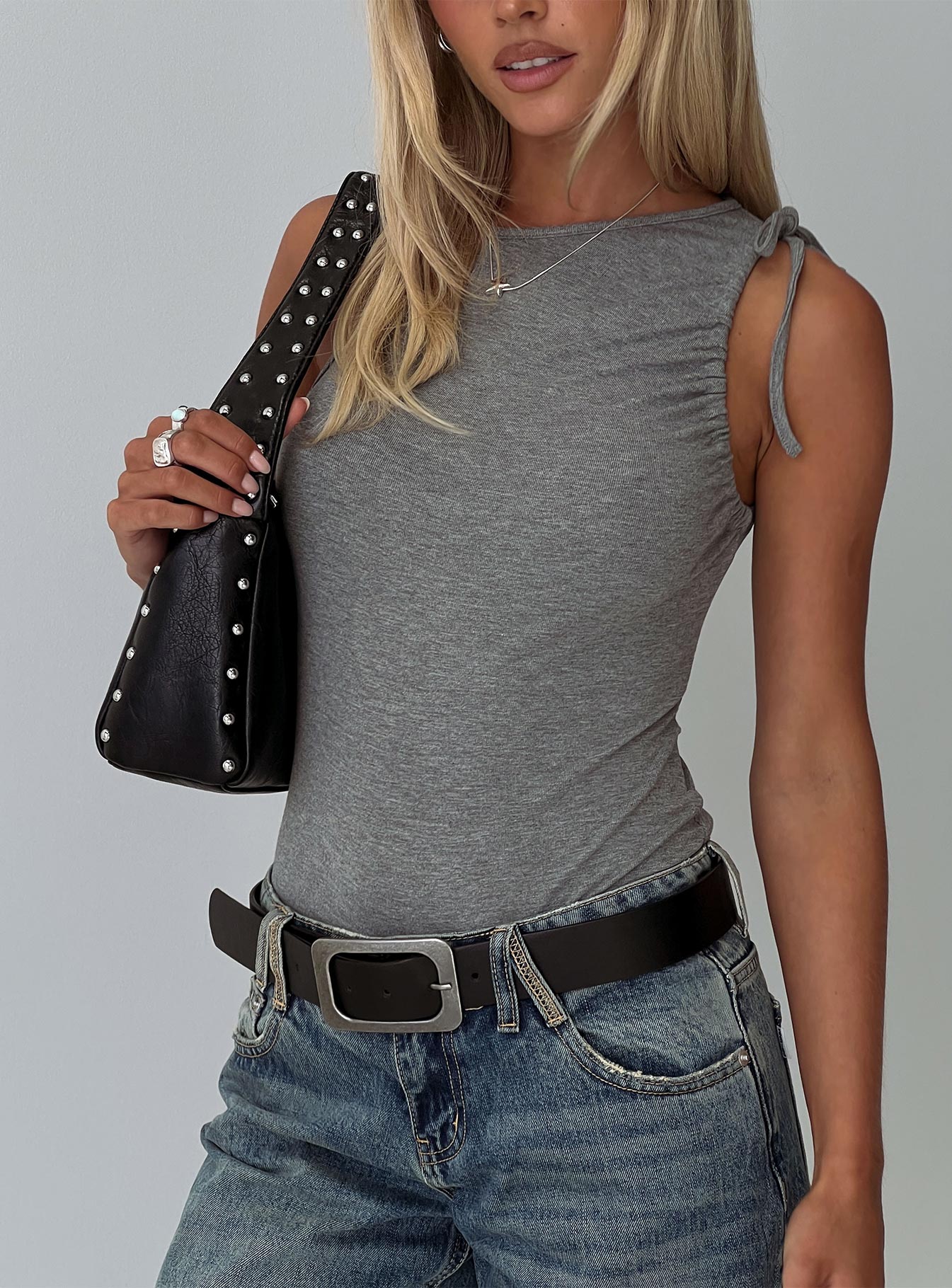 Magnetism Bodysuit Grey、mySite、solidvoid