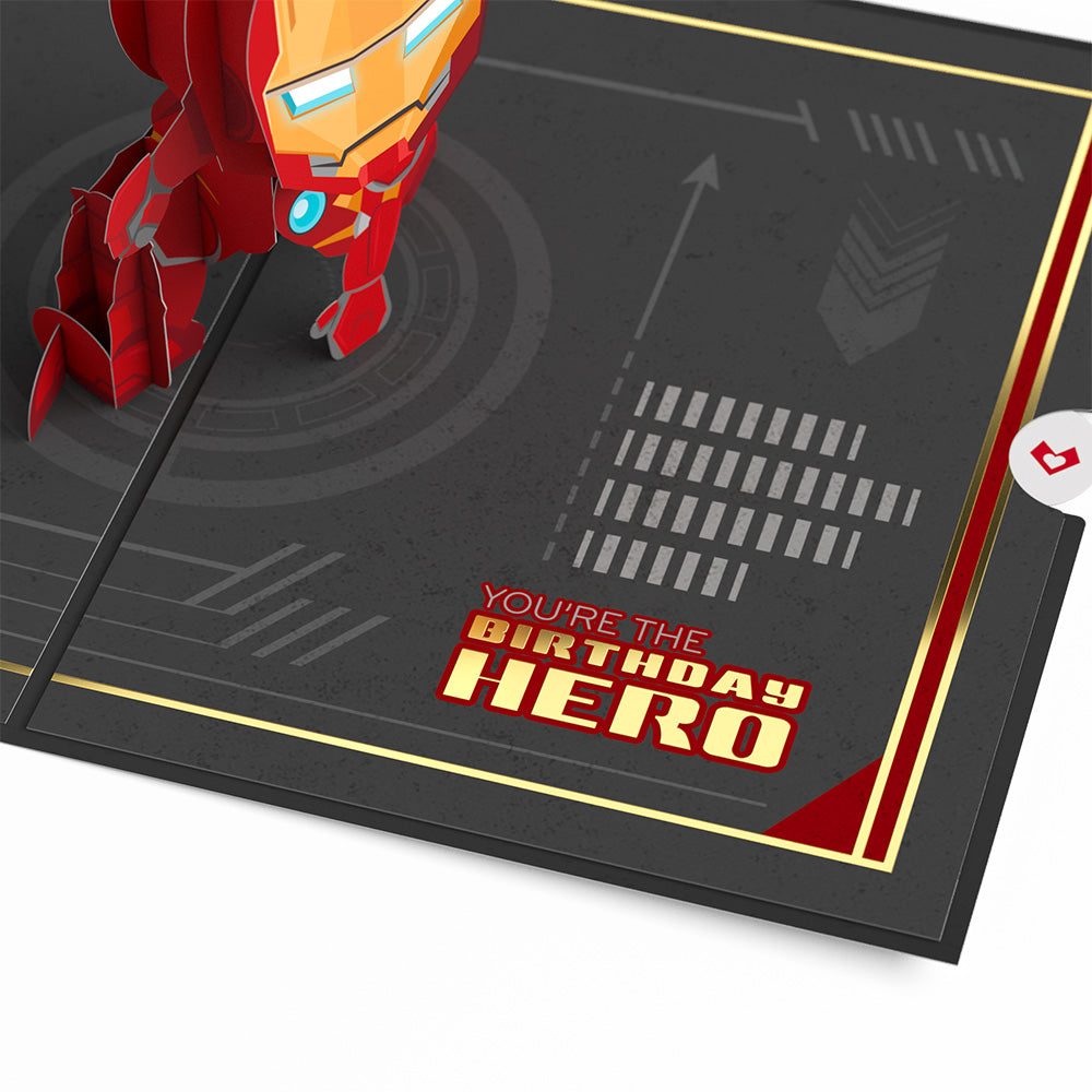 Marvel’s Avengers Iron Man Birthday Pop-Up Card、mySite、solidvoid