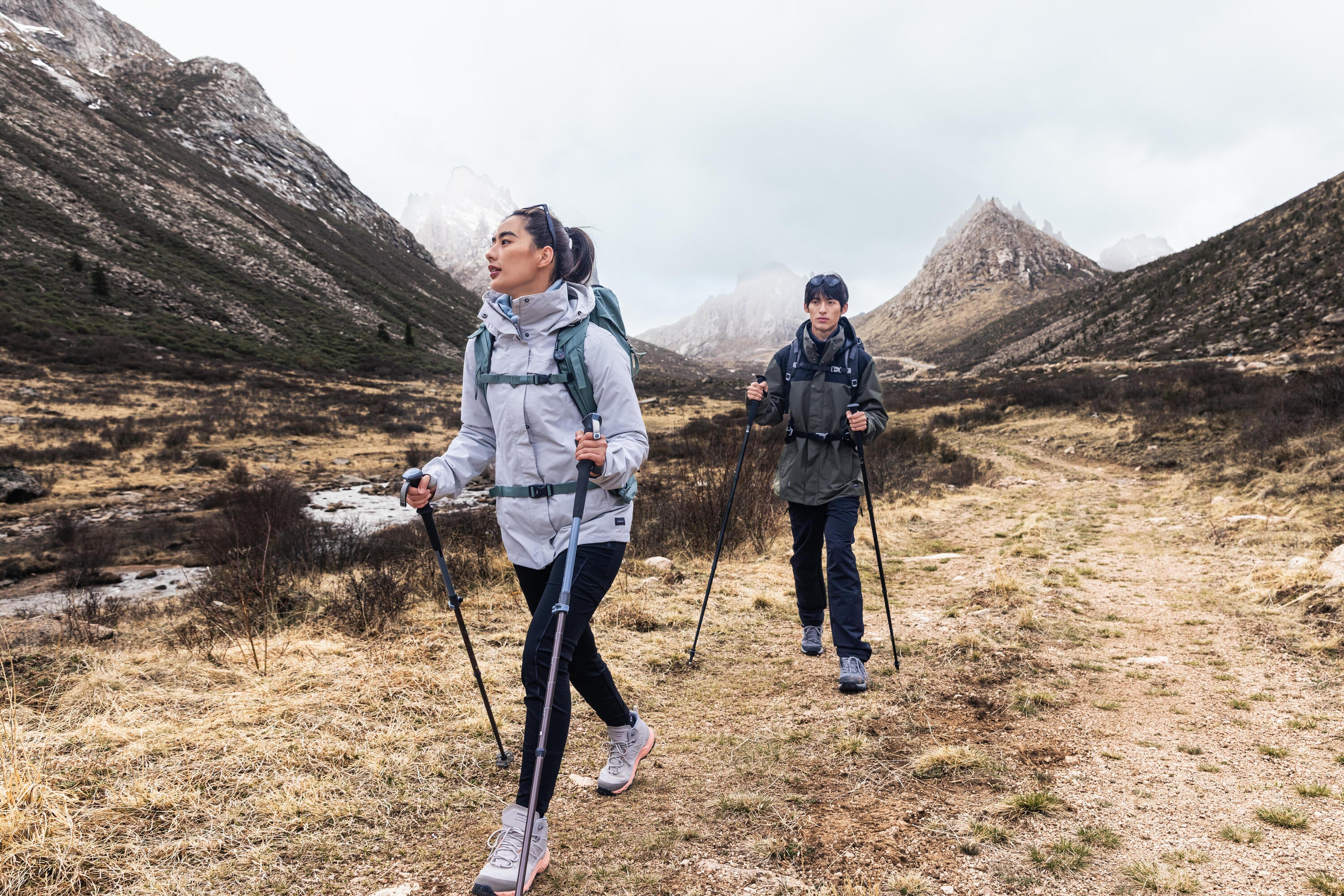 Forclaz 1 Easy Adjust Hiking Pole - MT100 Comfort Black、mySite、neckold