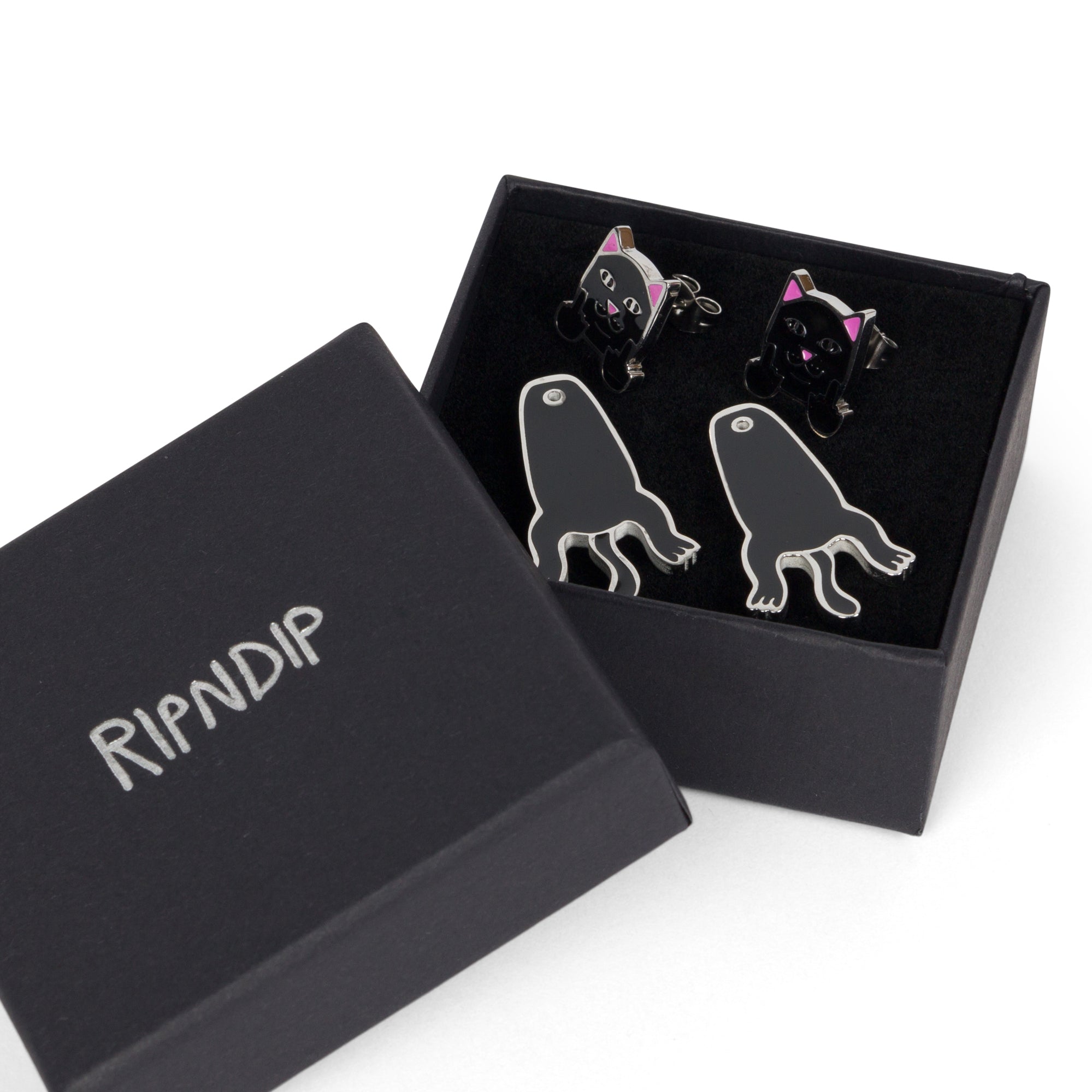 Naughty Jerm Earrings (Black)、mySite、merchandisen