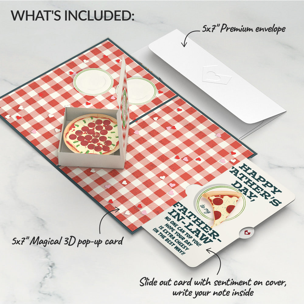 Pizza Love Father's Day Pop-Up Card and Sentiment Set for Father-in-law、mySite、solidvoid
