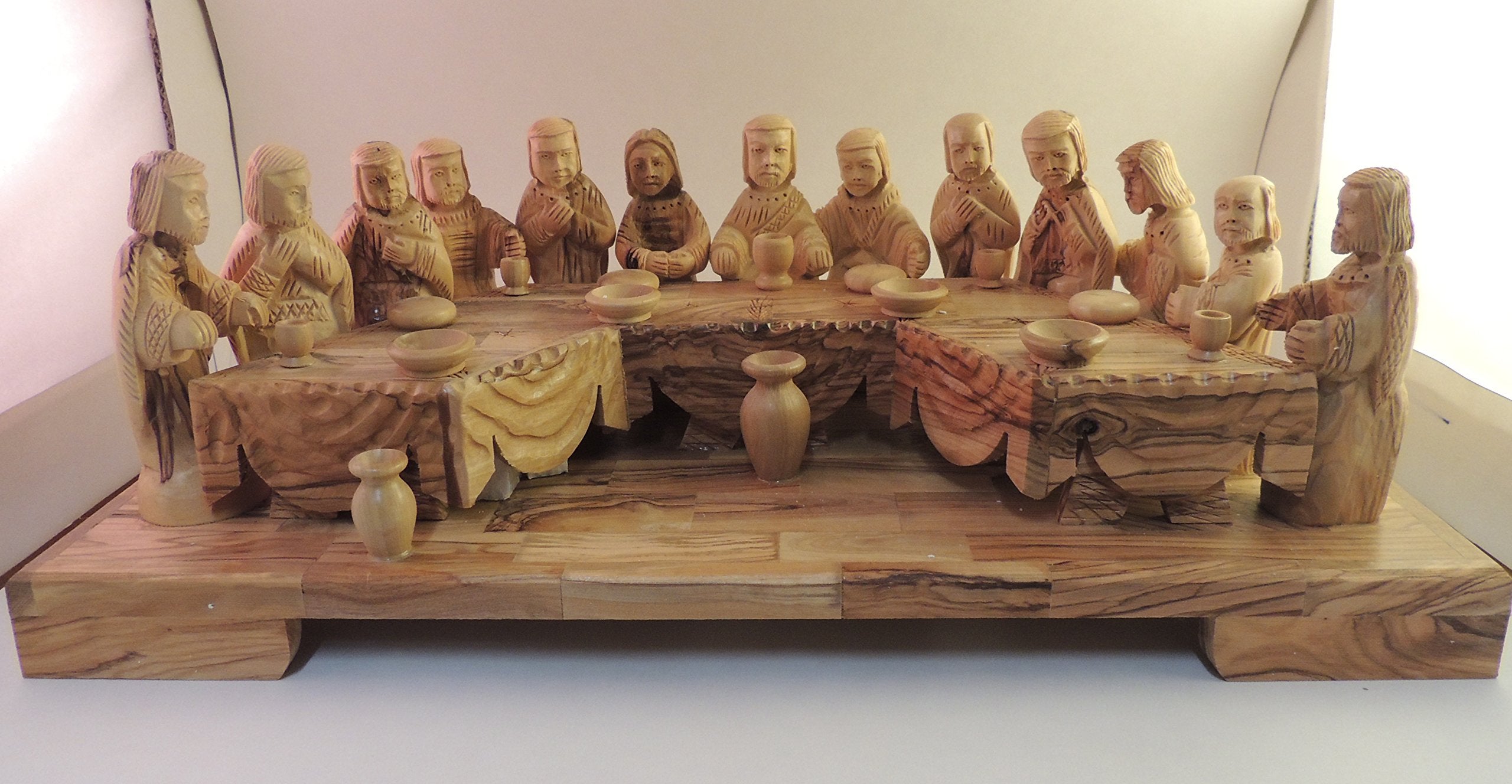 Hand-carved Olive Wood Last Supper、mySite、topwebapps