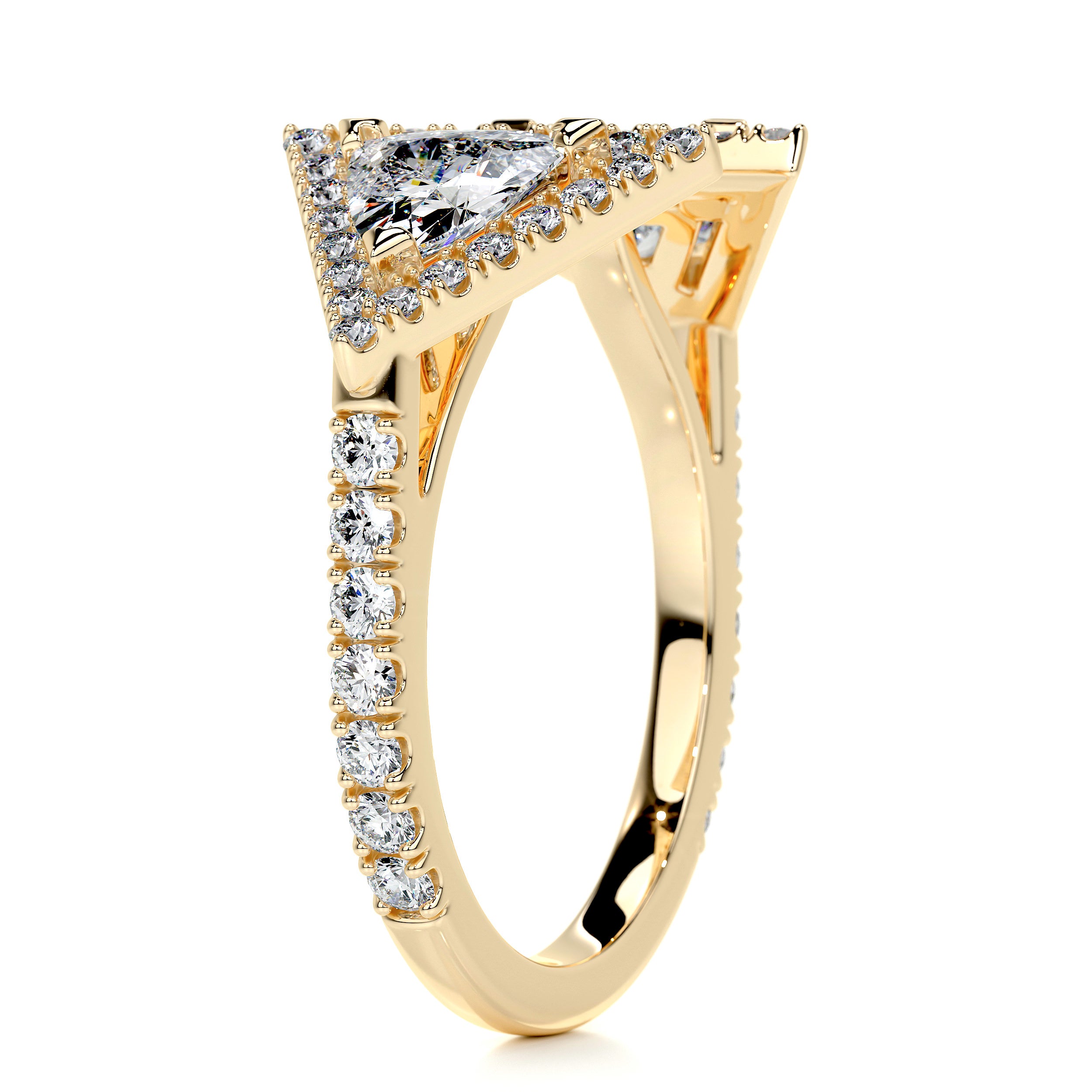 Olivia Fashion Diamond Ring (1 carat) -18K Yellow Gold、mySite、hinf8tx79