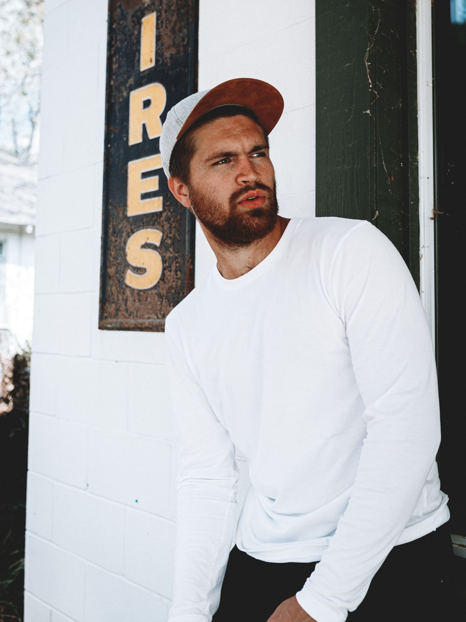  White Long Sleeve Crew Neck、mySite、ghnorth