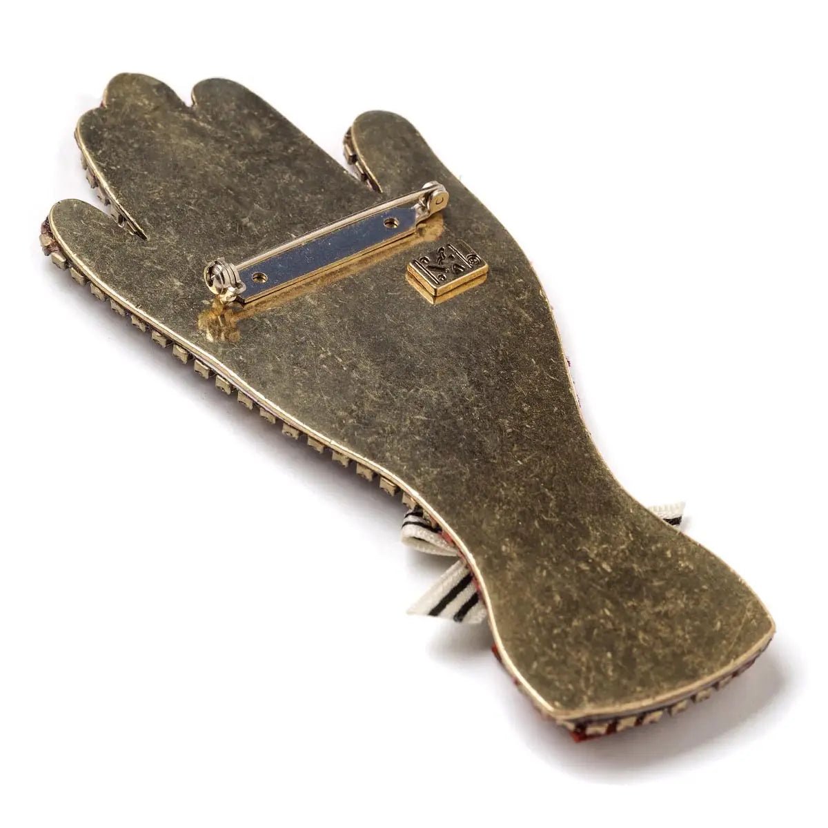  Bejeweled Plaid Hand Pin、mySite、elrpsem3k