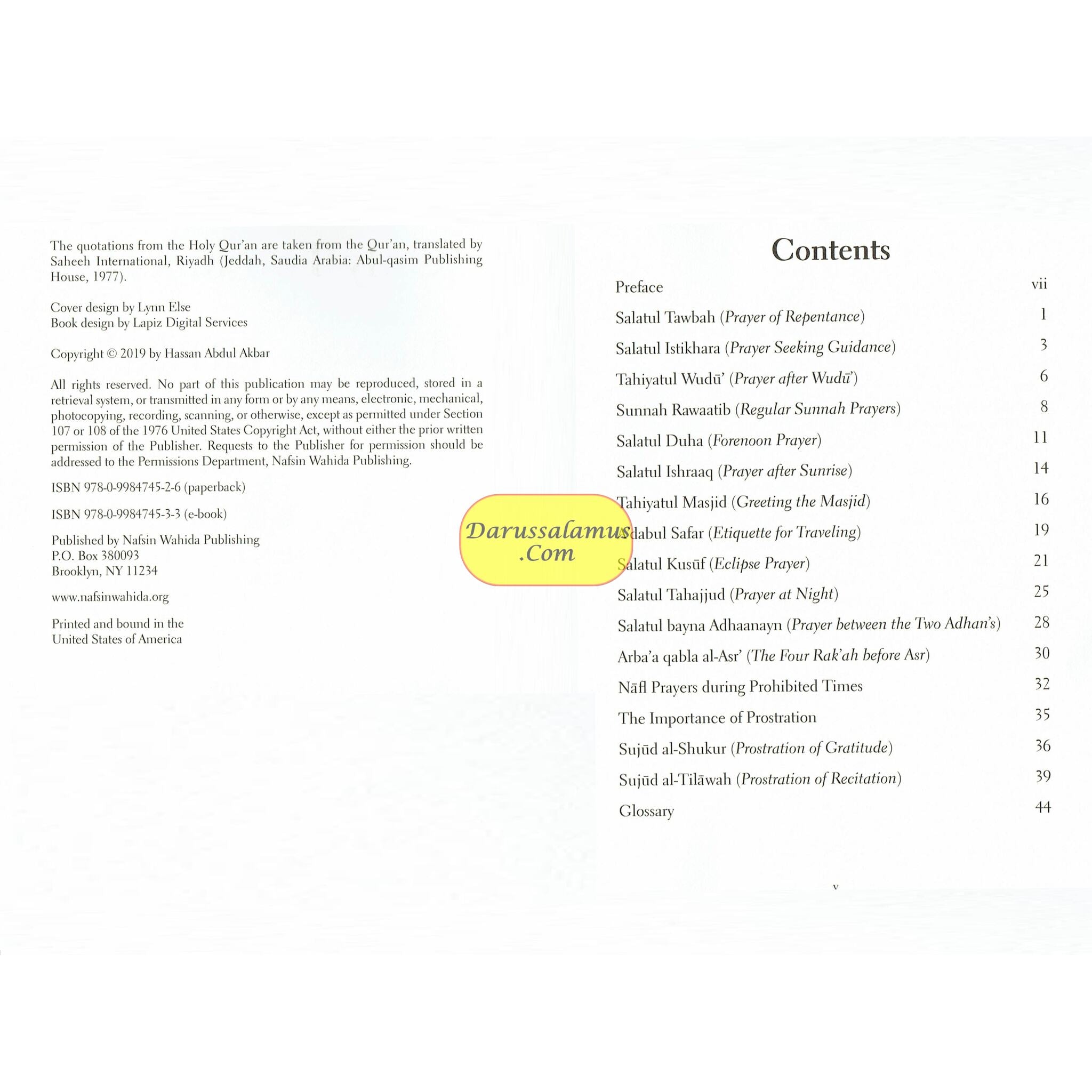 Only Two Rak'ah - The Neglected Prayers By Hassan Abdul Akbar、mySite、topwebapps