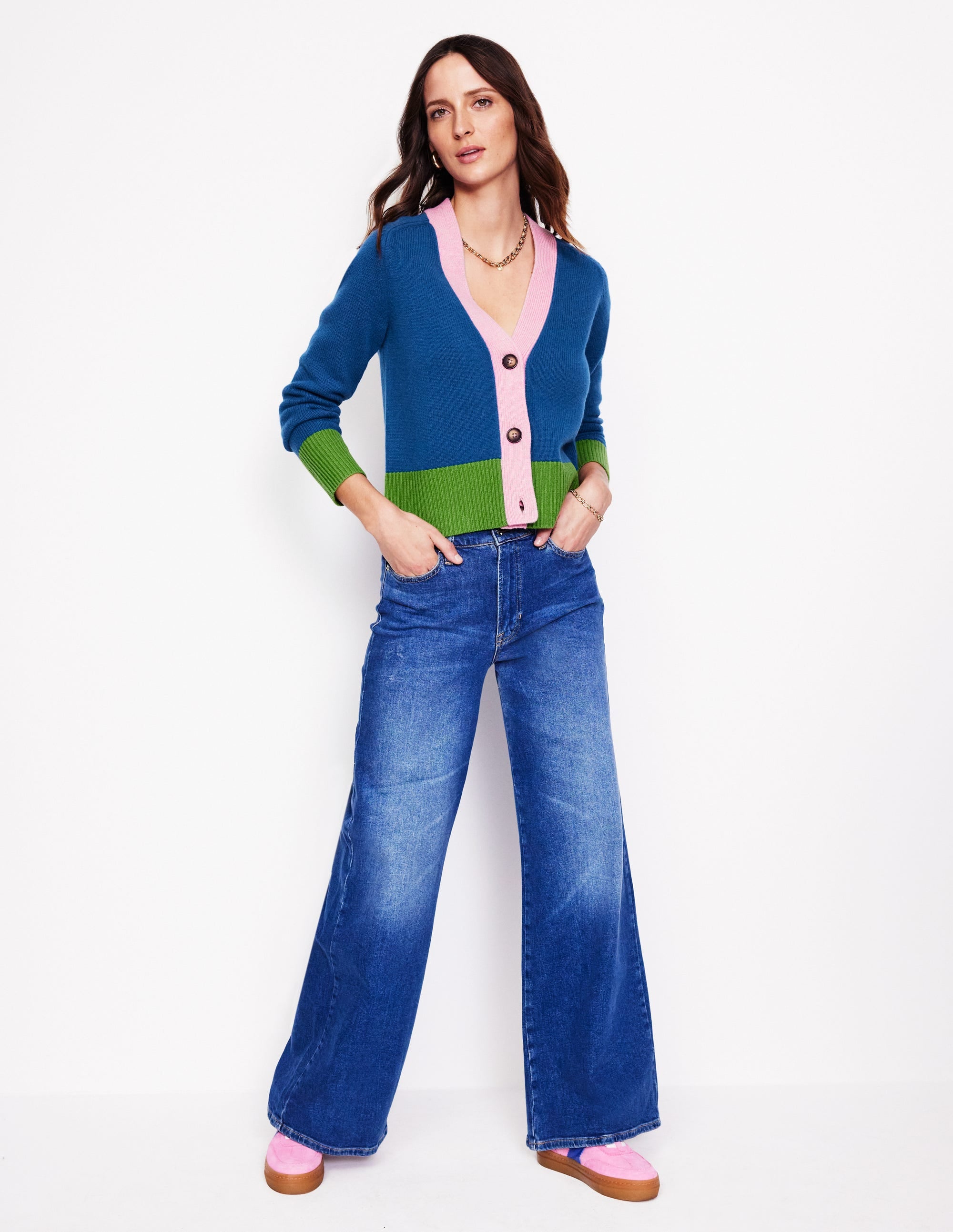  Olivia Merino Cardigan-Sapphire Blue、mySite、ashleygrahame