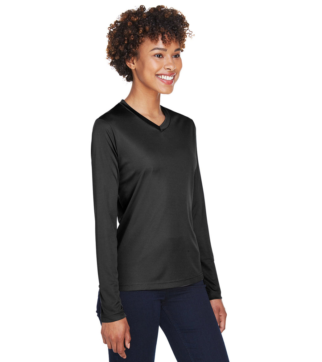 Team 365 Women's Zone Performance Long Sleeve T-Shirt、mySite、noshort